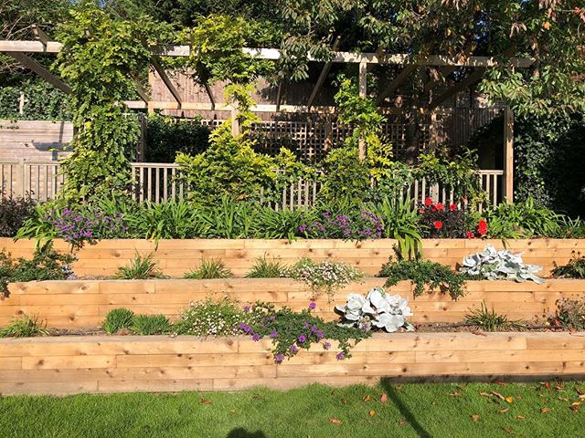 Prettiest garden 🌾🍃we created this pretty stepped garden landscape &bull;
&bull;
&bull;
#garden #gardening #summer #winter #season #sun #pretty #landscape #interior #design #designer #green #client #primrosehill #london #hampstead #belsizepark #ins