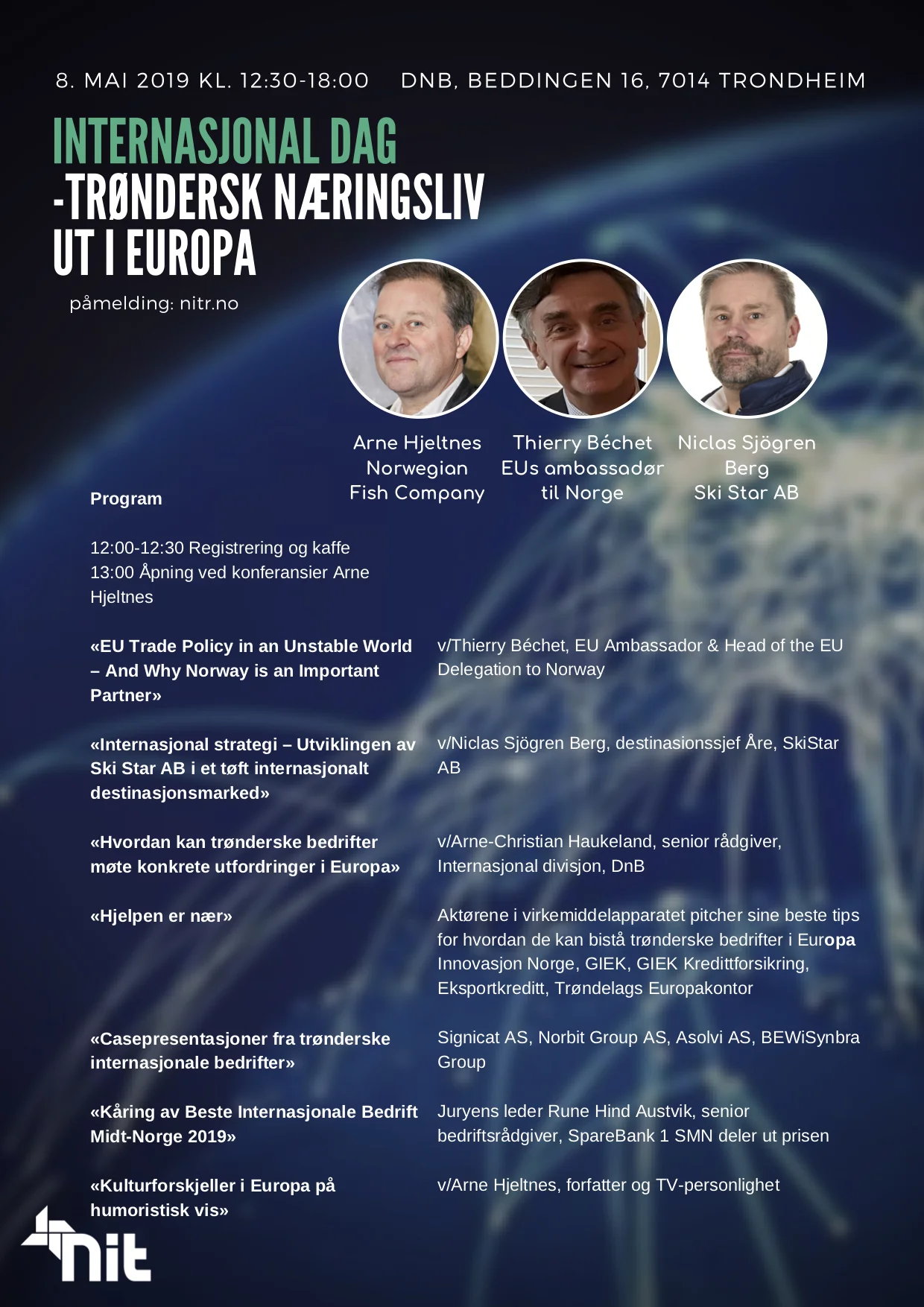 Internasjonal dag - Trøndersk næringsliv ut i Europa