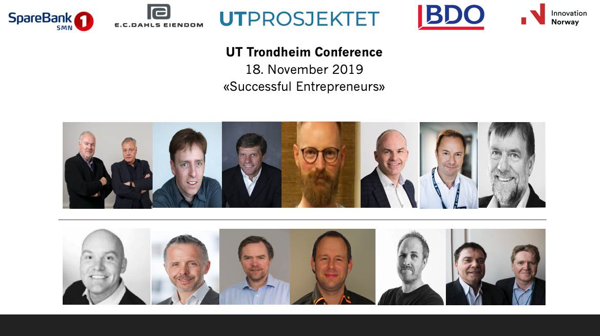 Agenda for the UT Trondheim Conference 2019