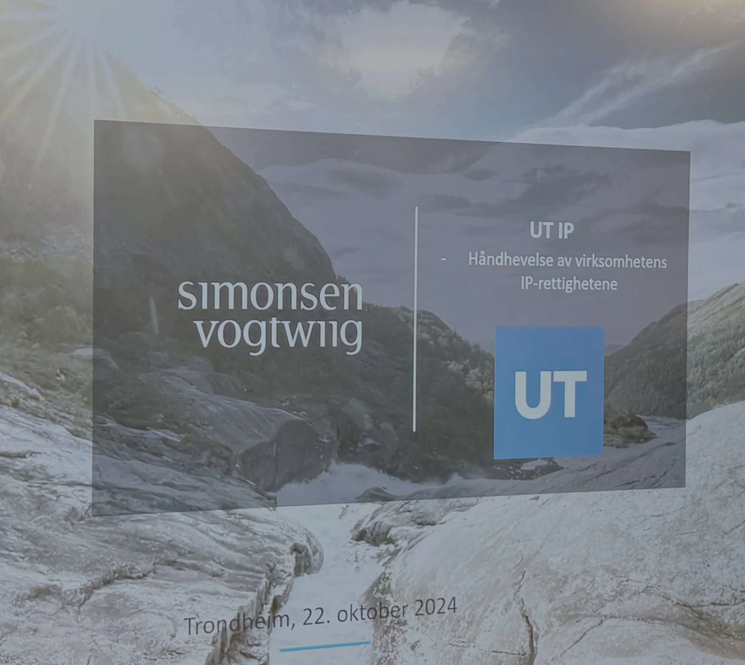 UT IP med tematikk håndhevelse av IP og Unitary Patents 
