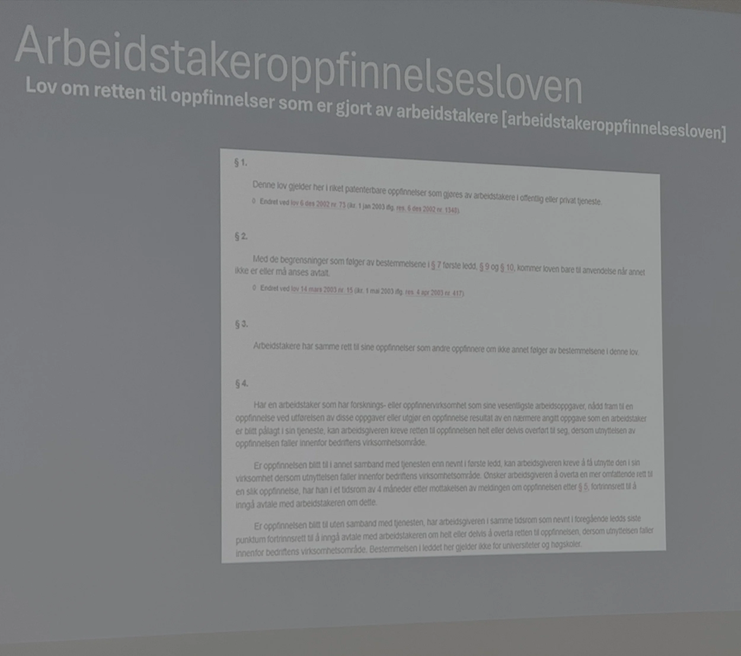 UT IP med tematikk Arbeidstakeroppfinnelsesloven og AI-verktøy i moderne patentarbeid