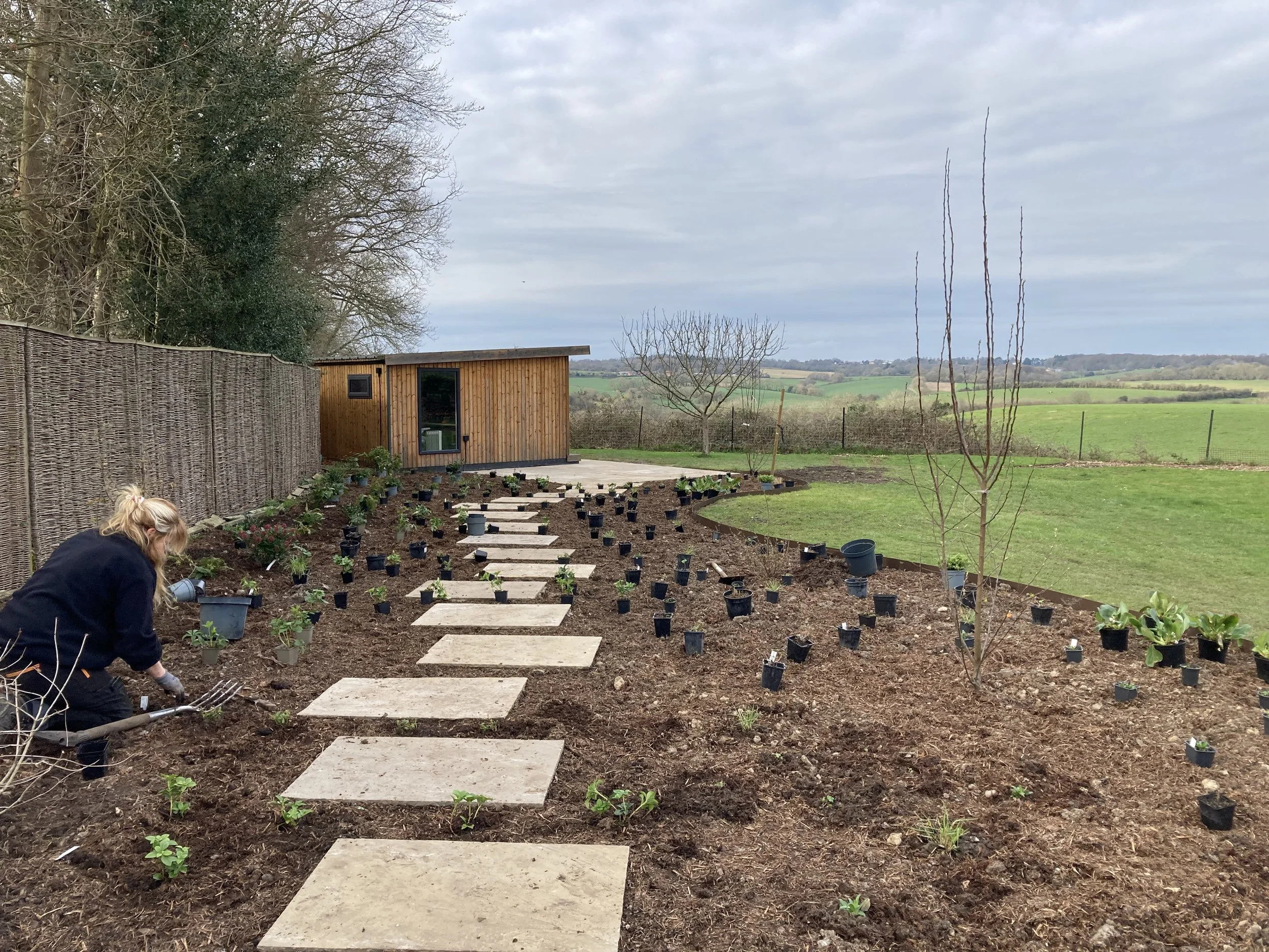 Planting a large country garden, Beaconsfield