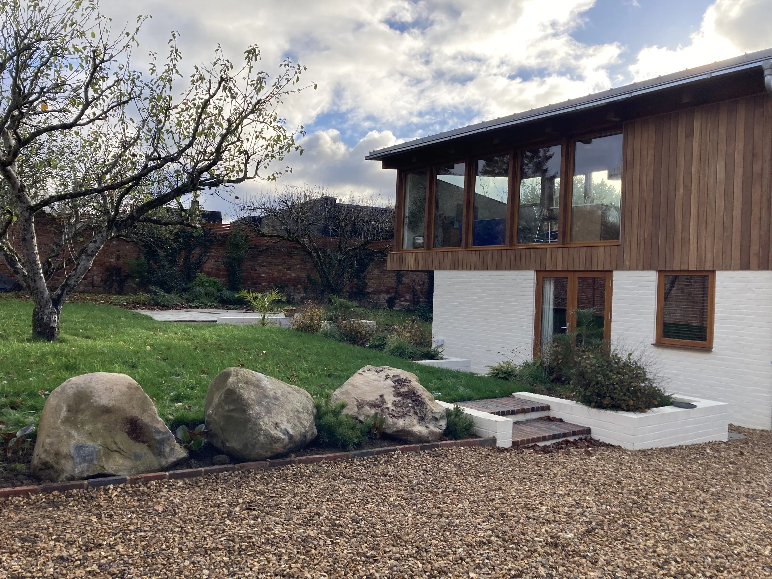 House renovation garden design, Buckinghamshire