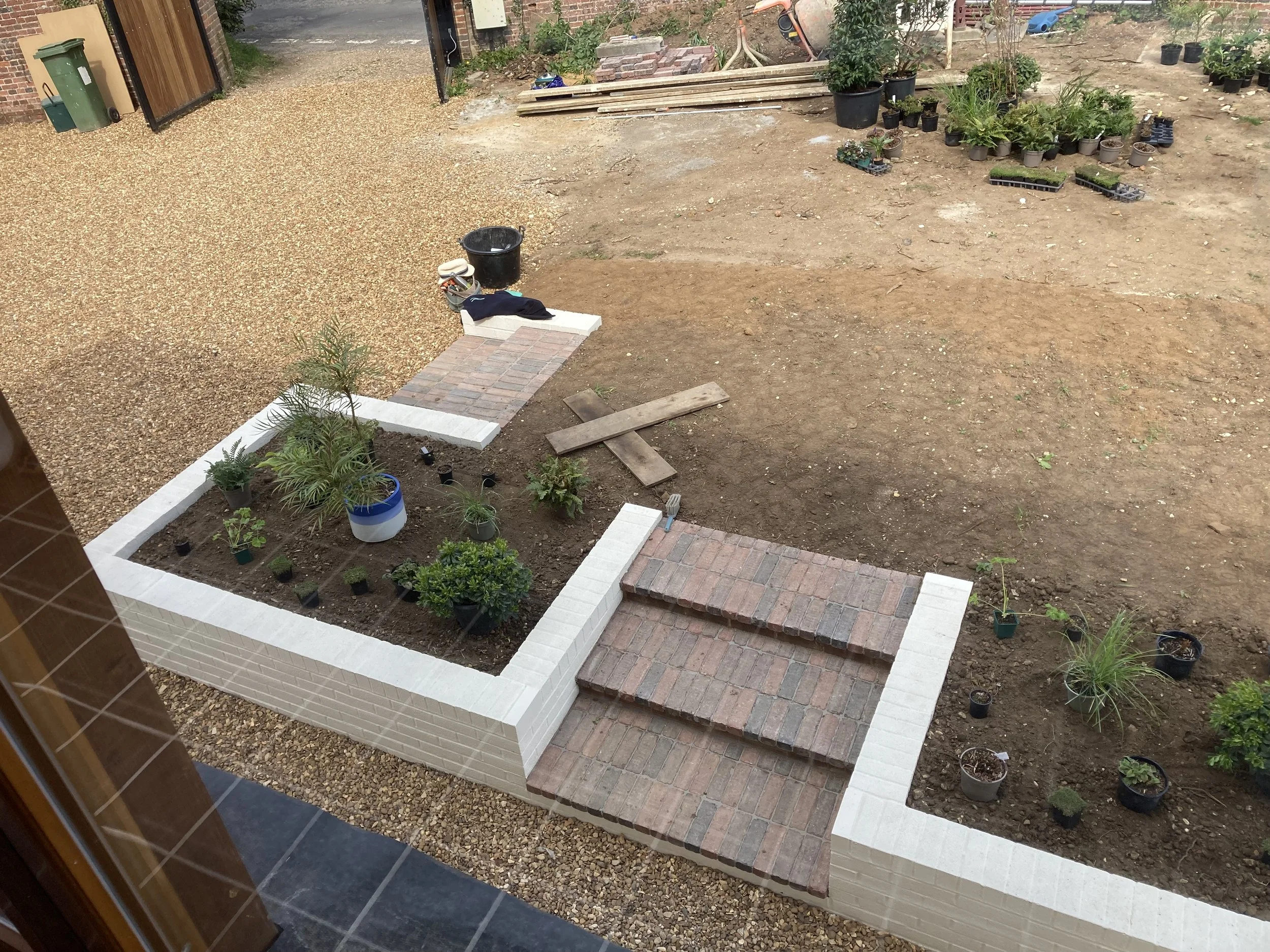 Work in progress, garden designer Buckinghamshire