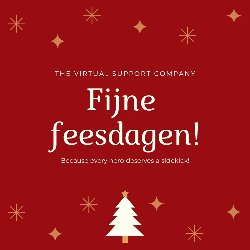 Fijne feestdagen!