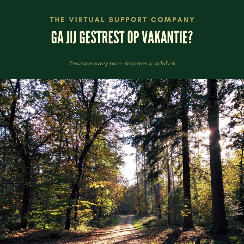 Ga jij gestrest op vakantie?