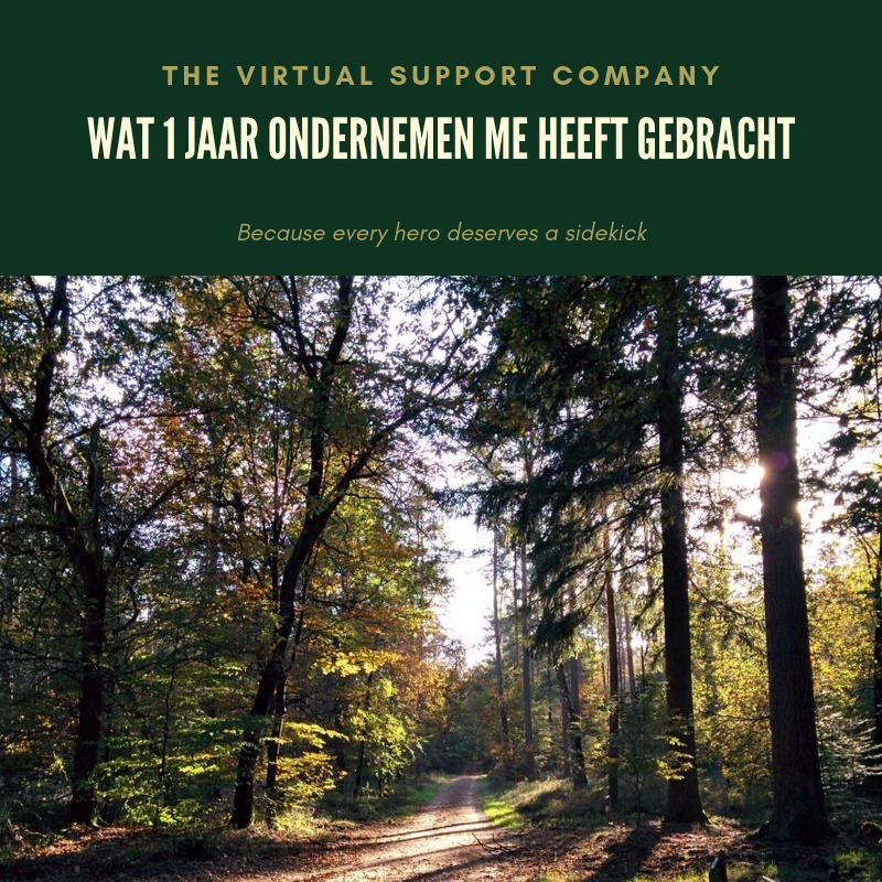 Een jaar ondernemen. Wat heeft het me gebracht?