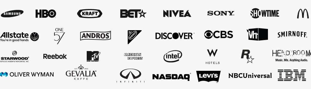 Some of the clients I've had the pleasure of working for.