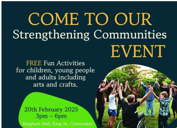 Join our strengthening communities events Cotswold District Council