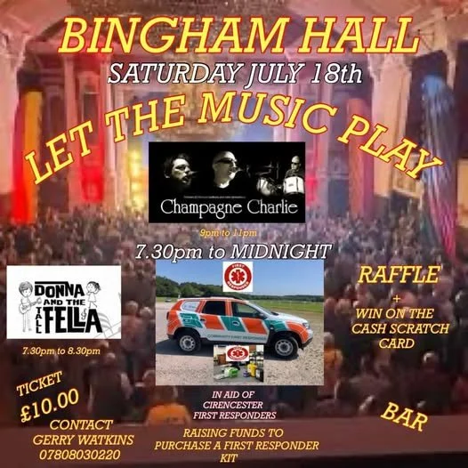  Music Event raising money for the First Responders