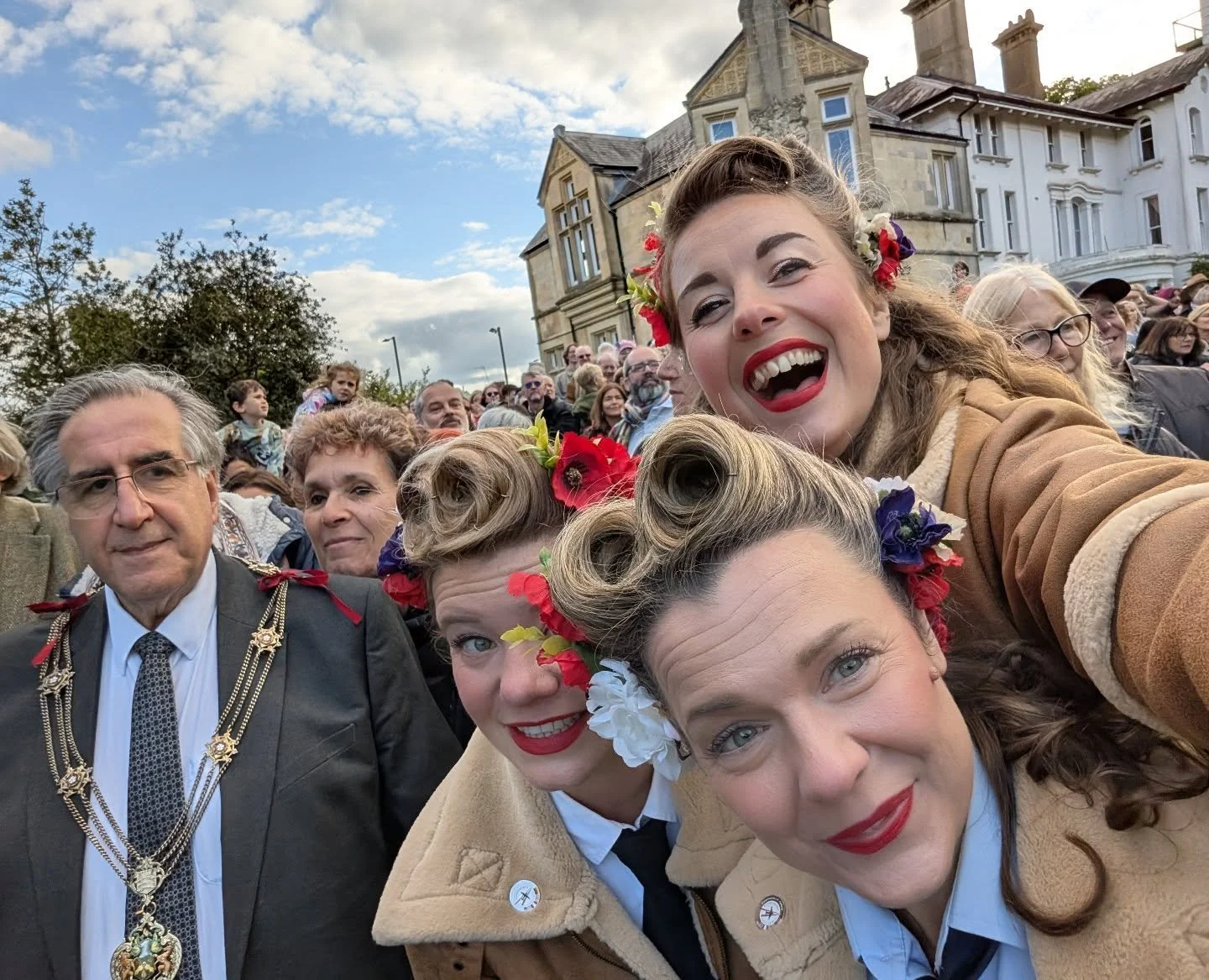 Not The Mayor trying to get a selfie with us @barnetcouncil 😂