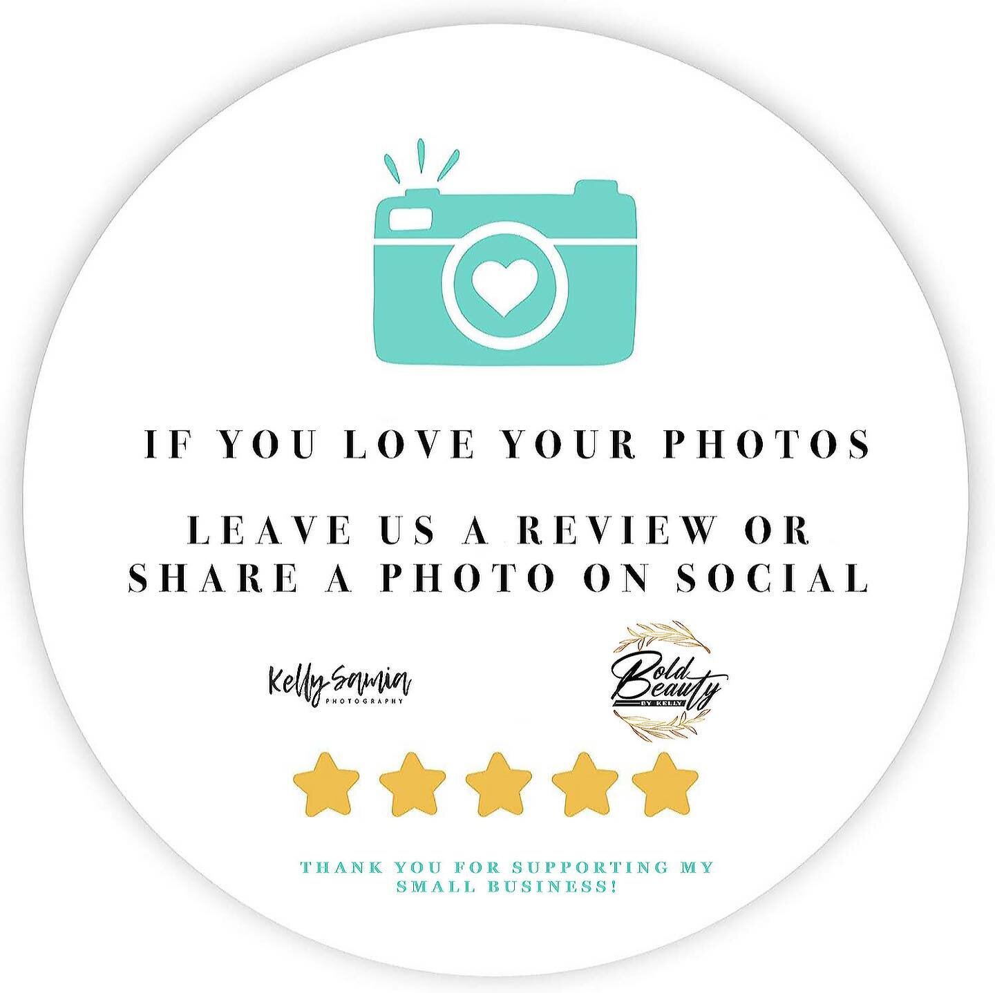Thank you for the constant support to my small business! If you have loved your session please leave us a review on either Facebook or google! 

The more shares, comments, reviews the more engagement we get!

So if you can please help us out we would
