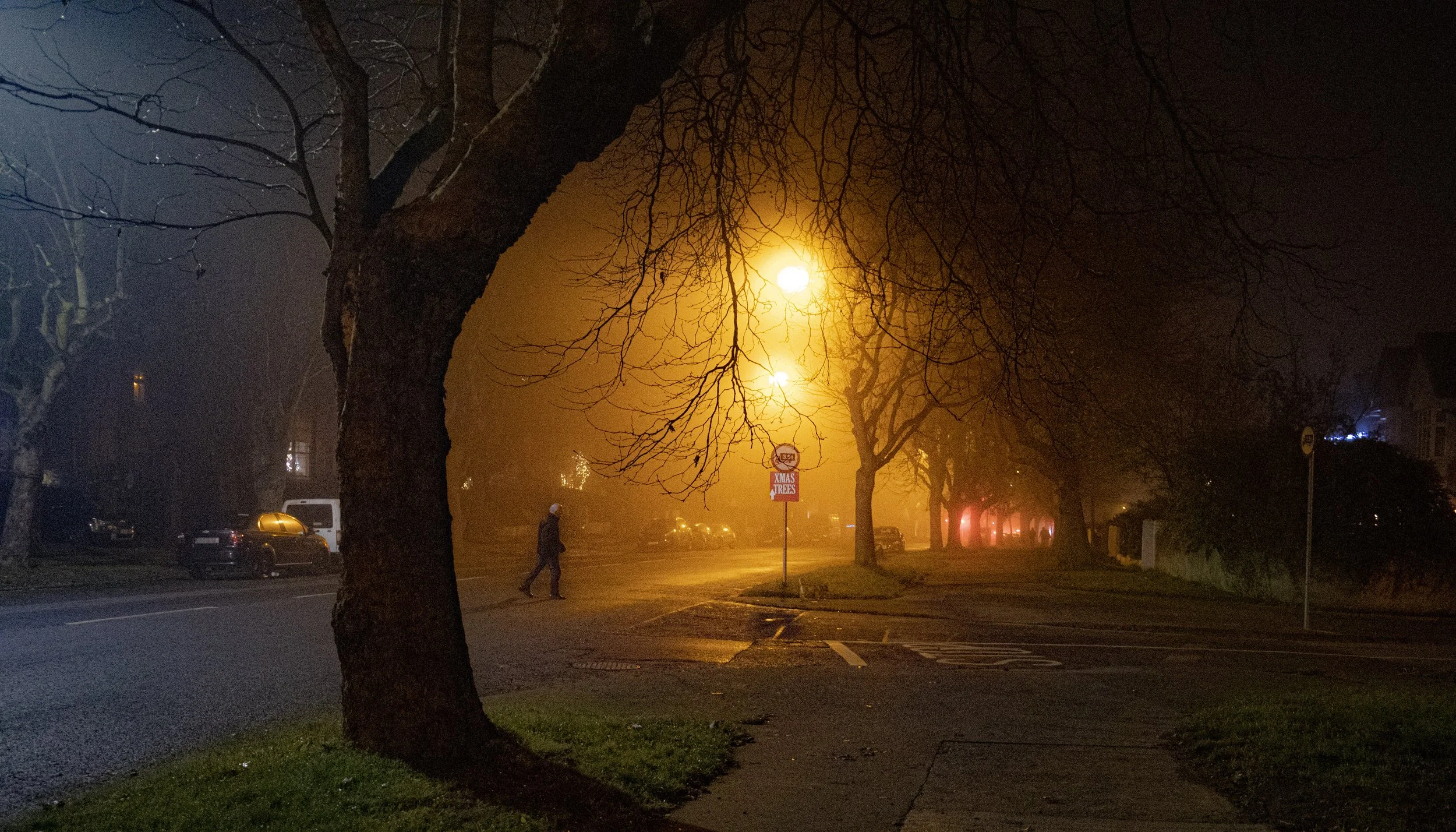 Man crossing Griffith Ave .jpg
