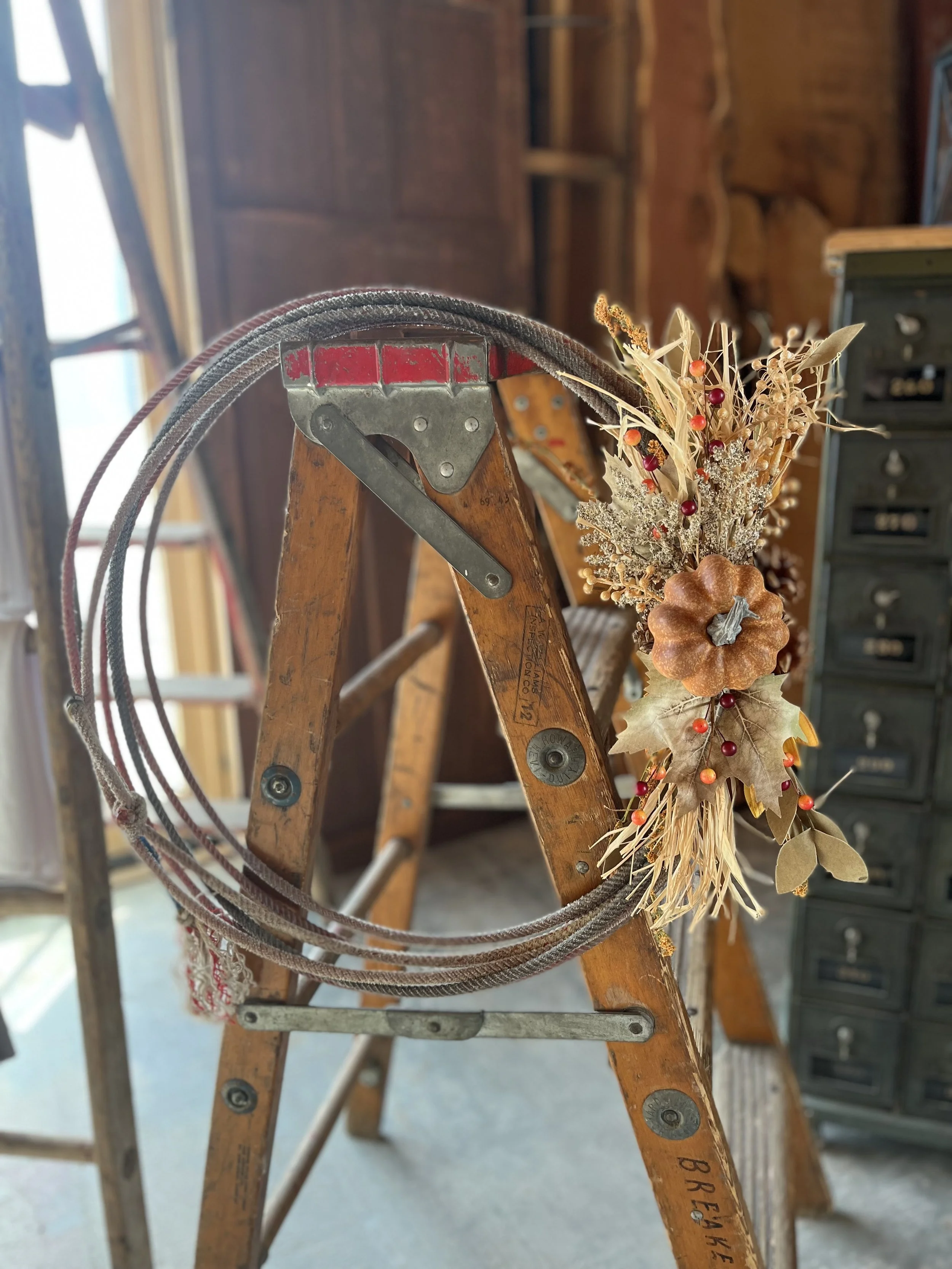 Rustic Fall Roping Wreath