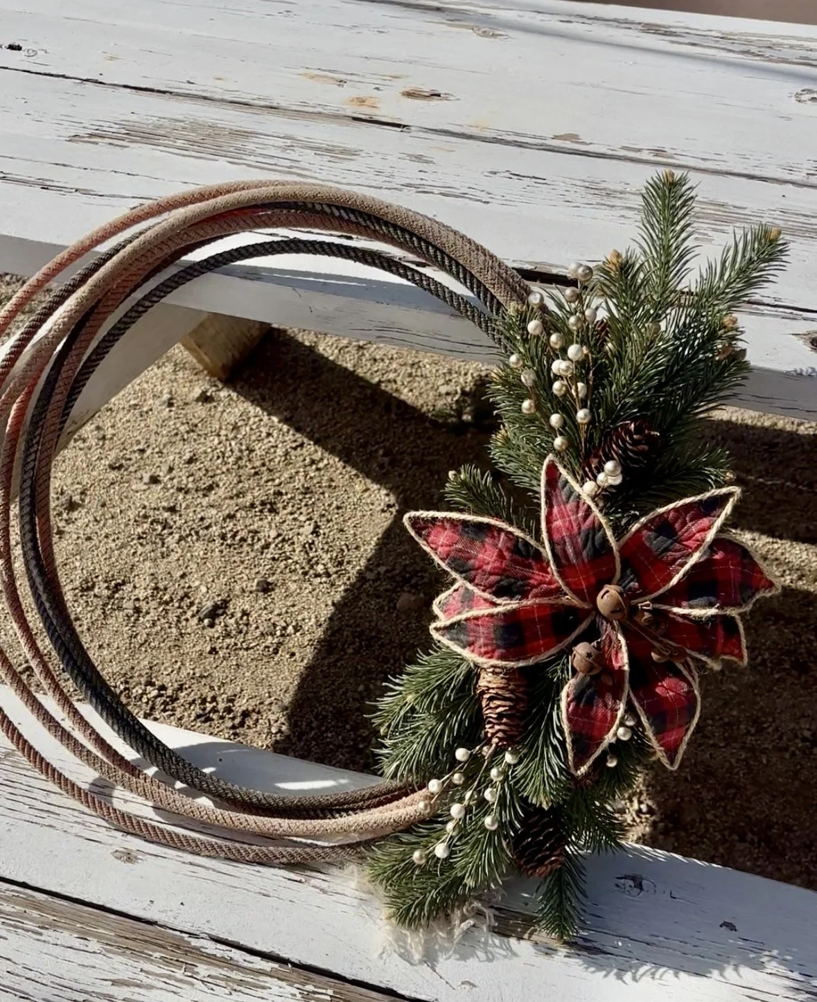 Lasso Christmas Wreath