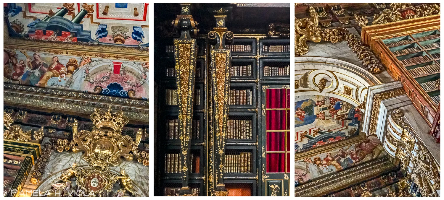 The Joanina Library is a Baroque library situated in the heights of the historic centre of the University of Coimbra. Construction was completed between 1717 and 1728 and the library received its first books in 1750.