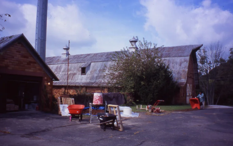 Studio at Mary Anderson Center for the Arts, Mt. St. Francis, IN, 2003