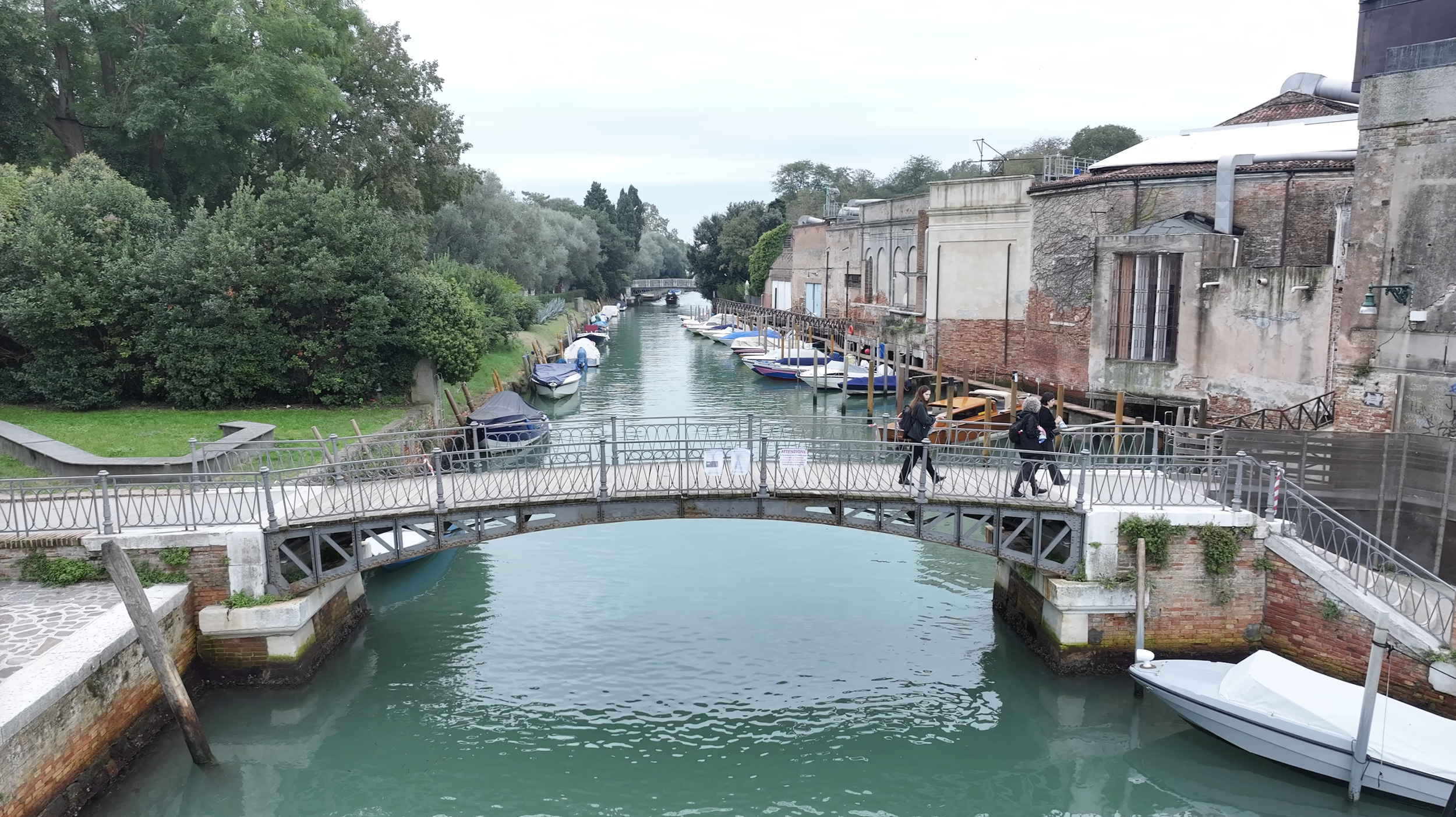 Crossing a canal