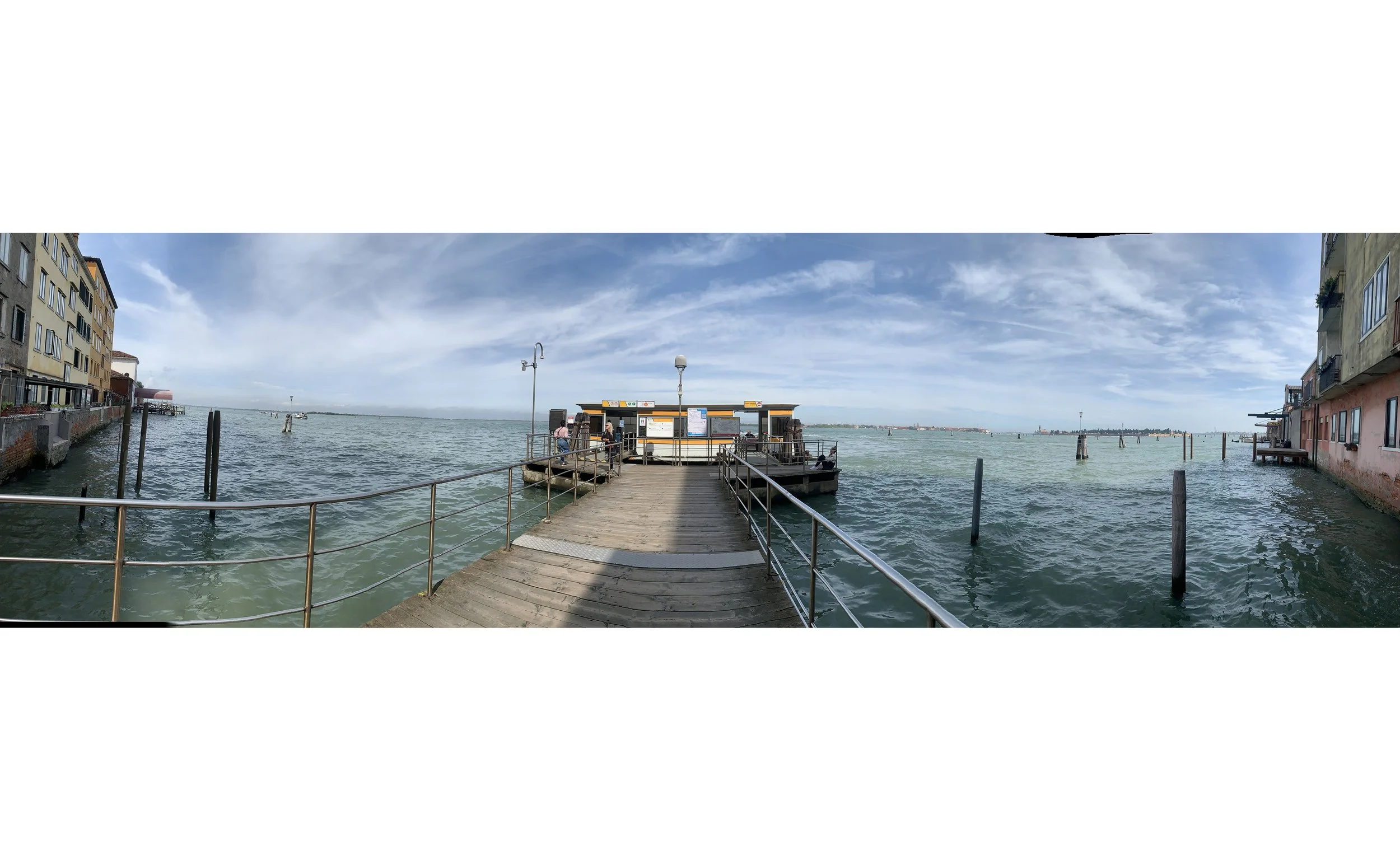 Surrounded by water