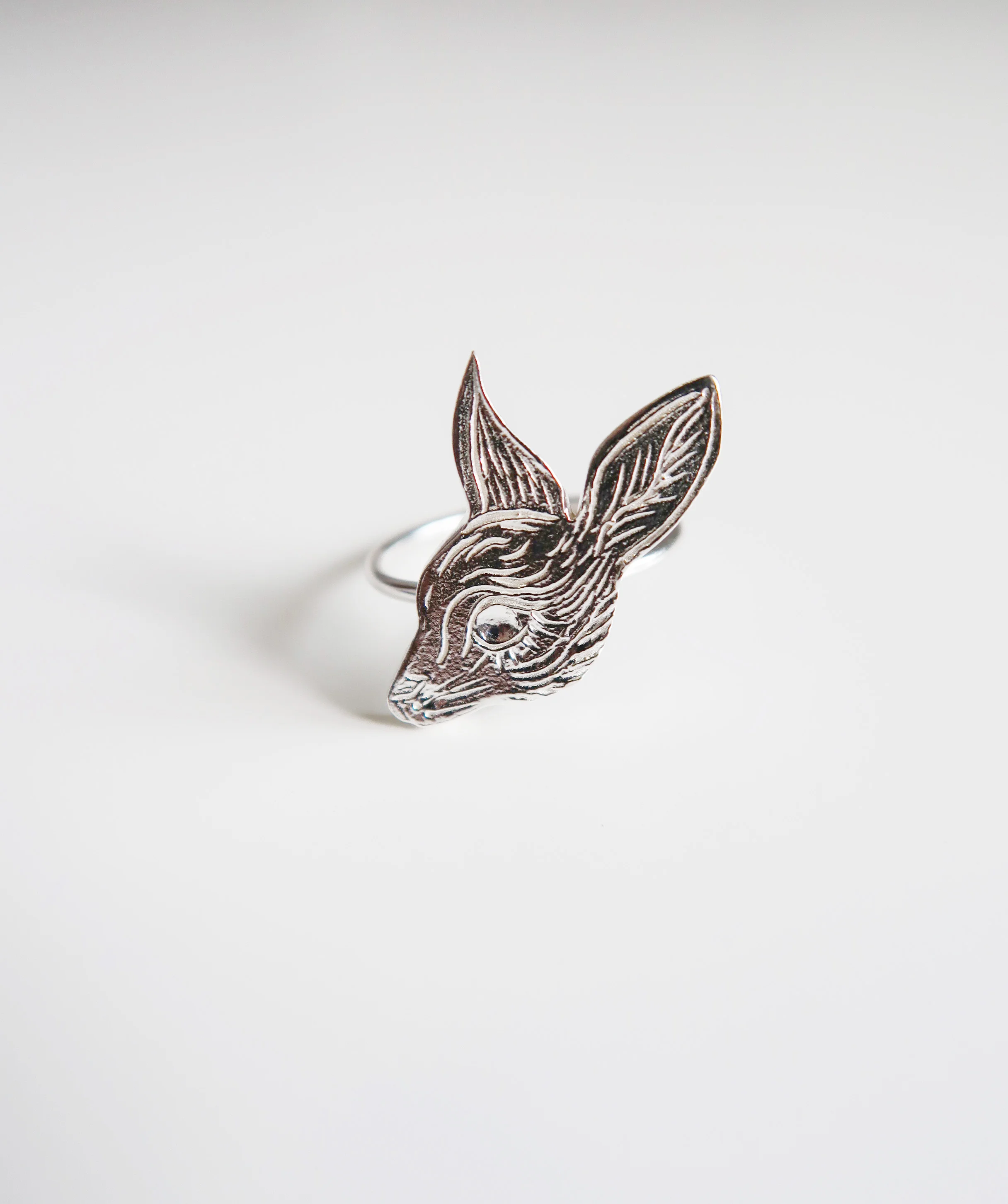 Silver Fawn Ring $65.00