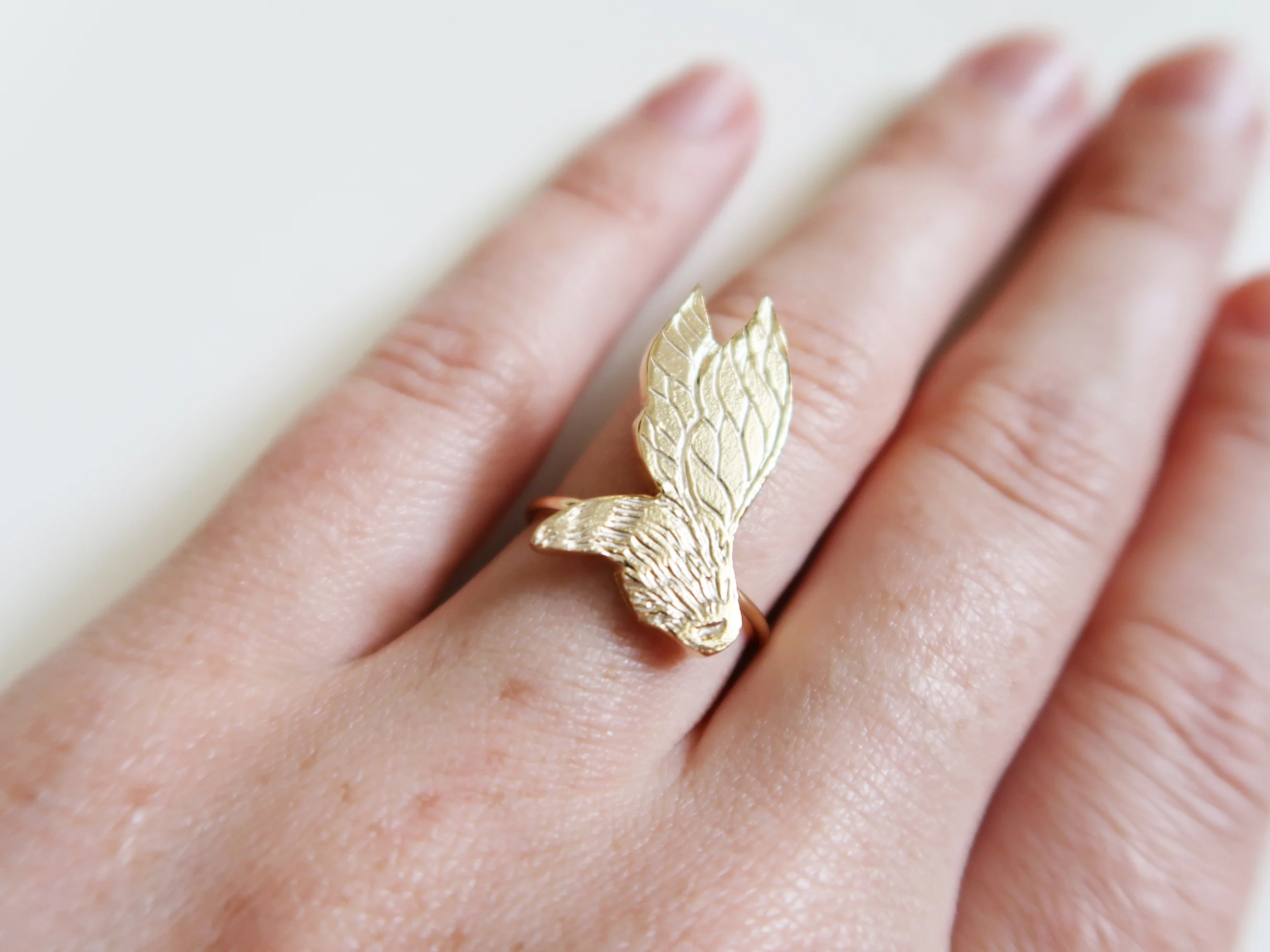Flying Bee Ring - Gold Plated $110.00