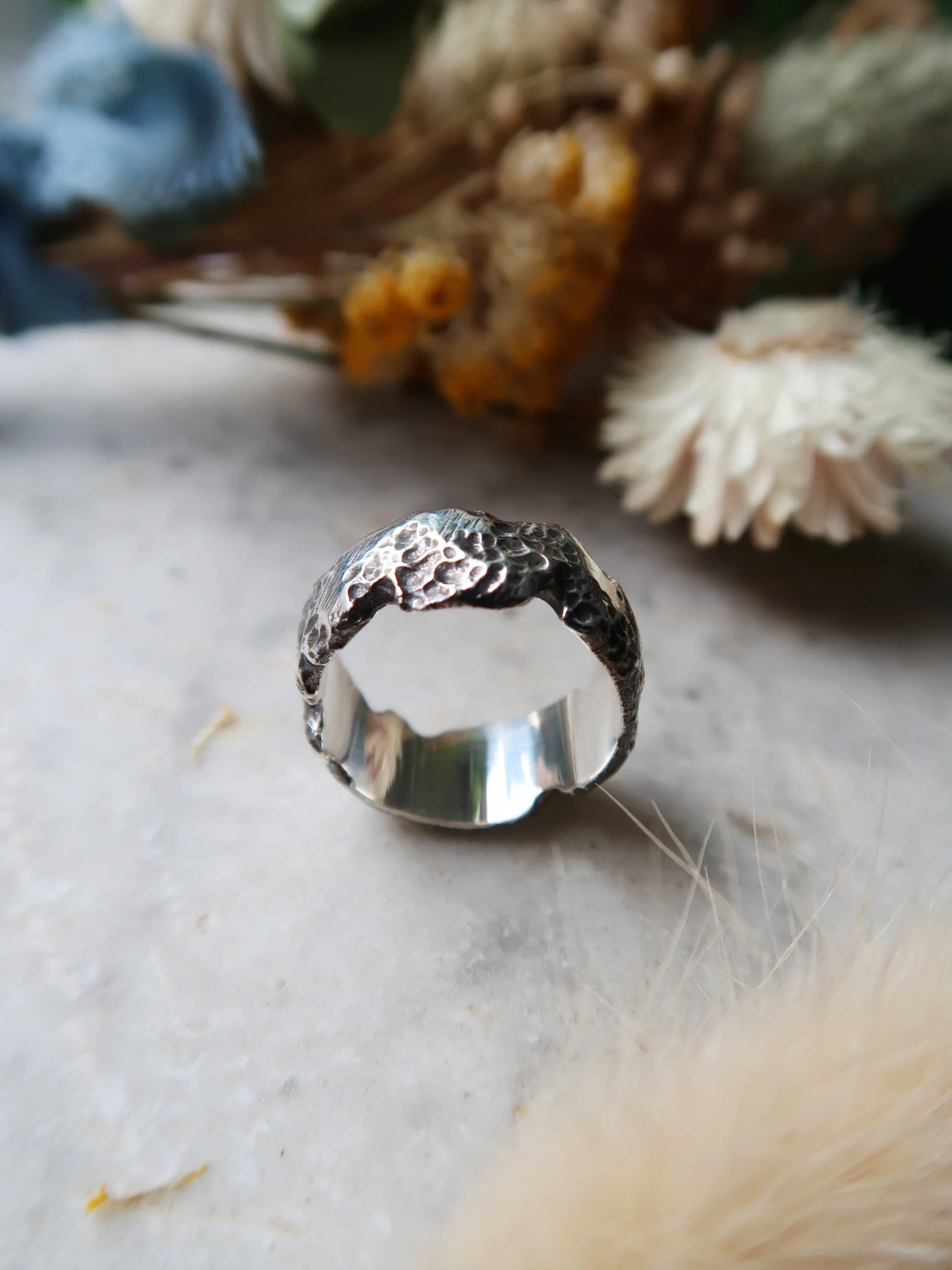 Erosion Ring - Sterling Silver $130.00 - $150.00