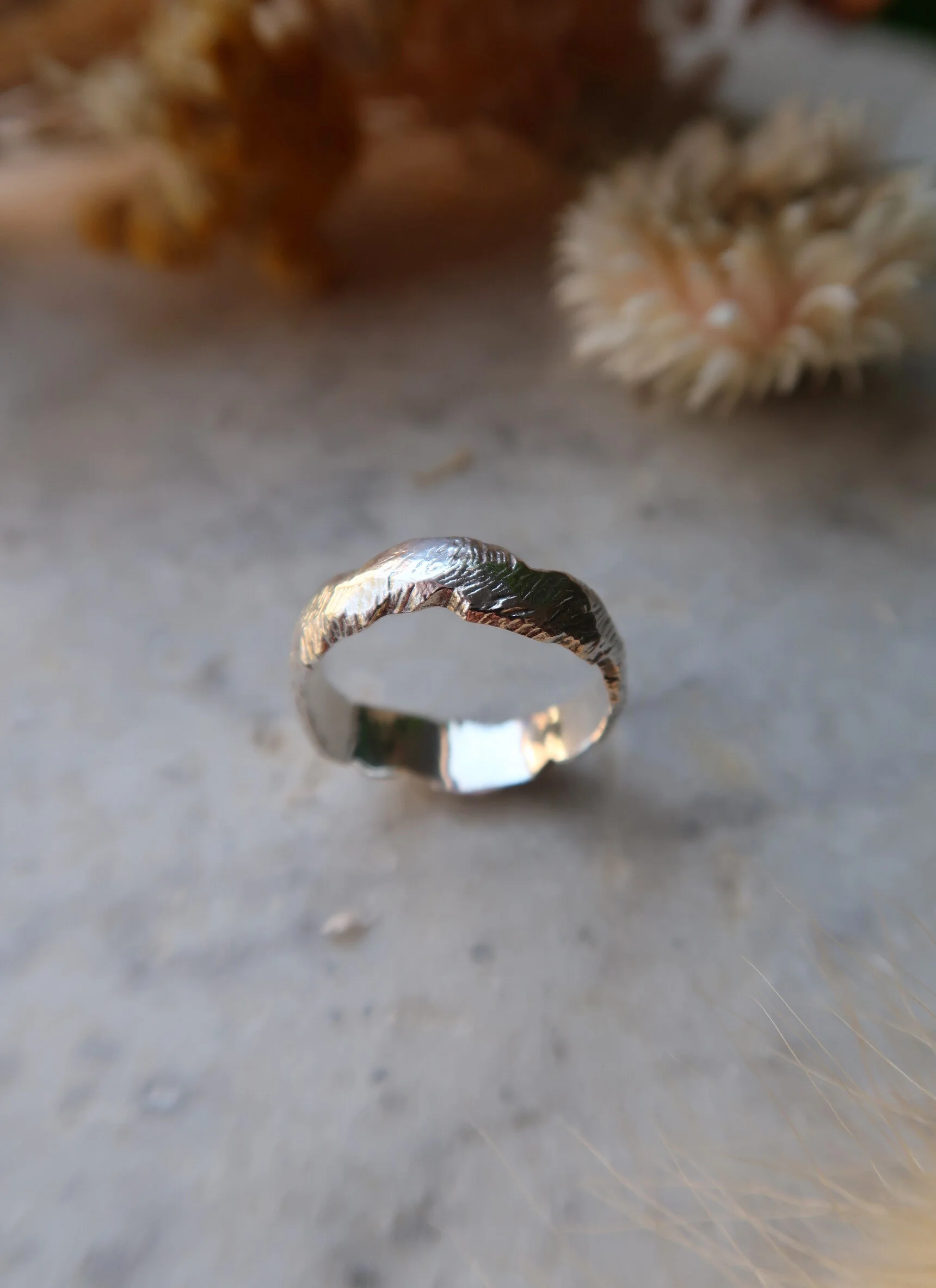 Etched Ring - Sterling Silver $100.00