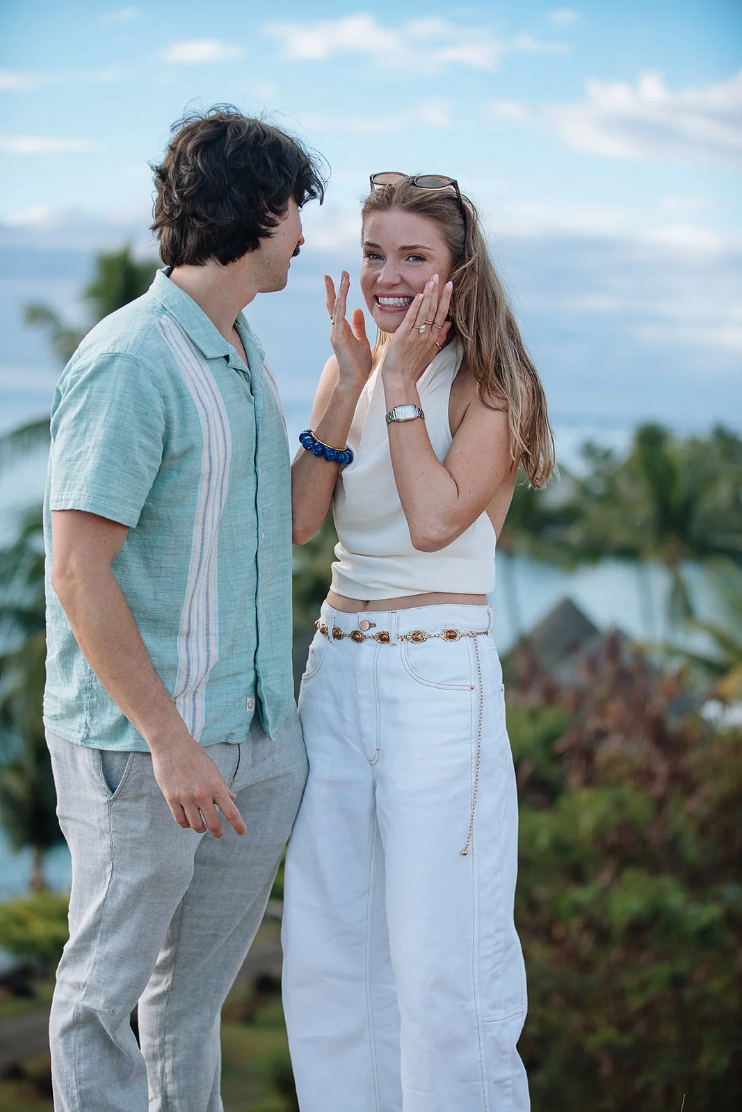 Se fiancer en hauteur, à l'InterContinental Tahiti