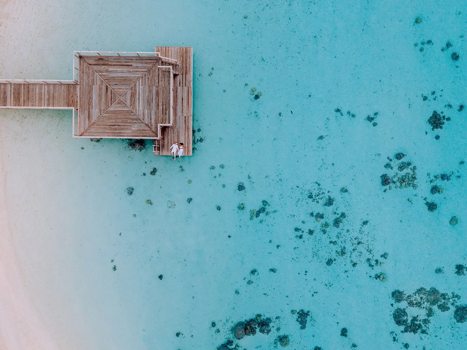 Lune de miel au Sofitel Moorea : le lagon vu du ciel