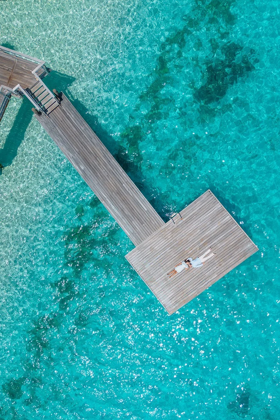aerial vue Bora bora