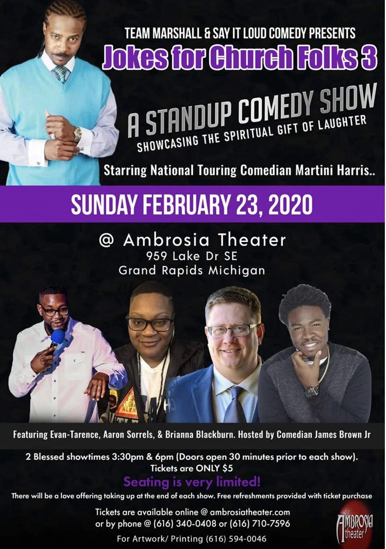 Jokes for Church Folks @ The Ambrosia (Grand Rapids, MI)