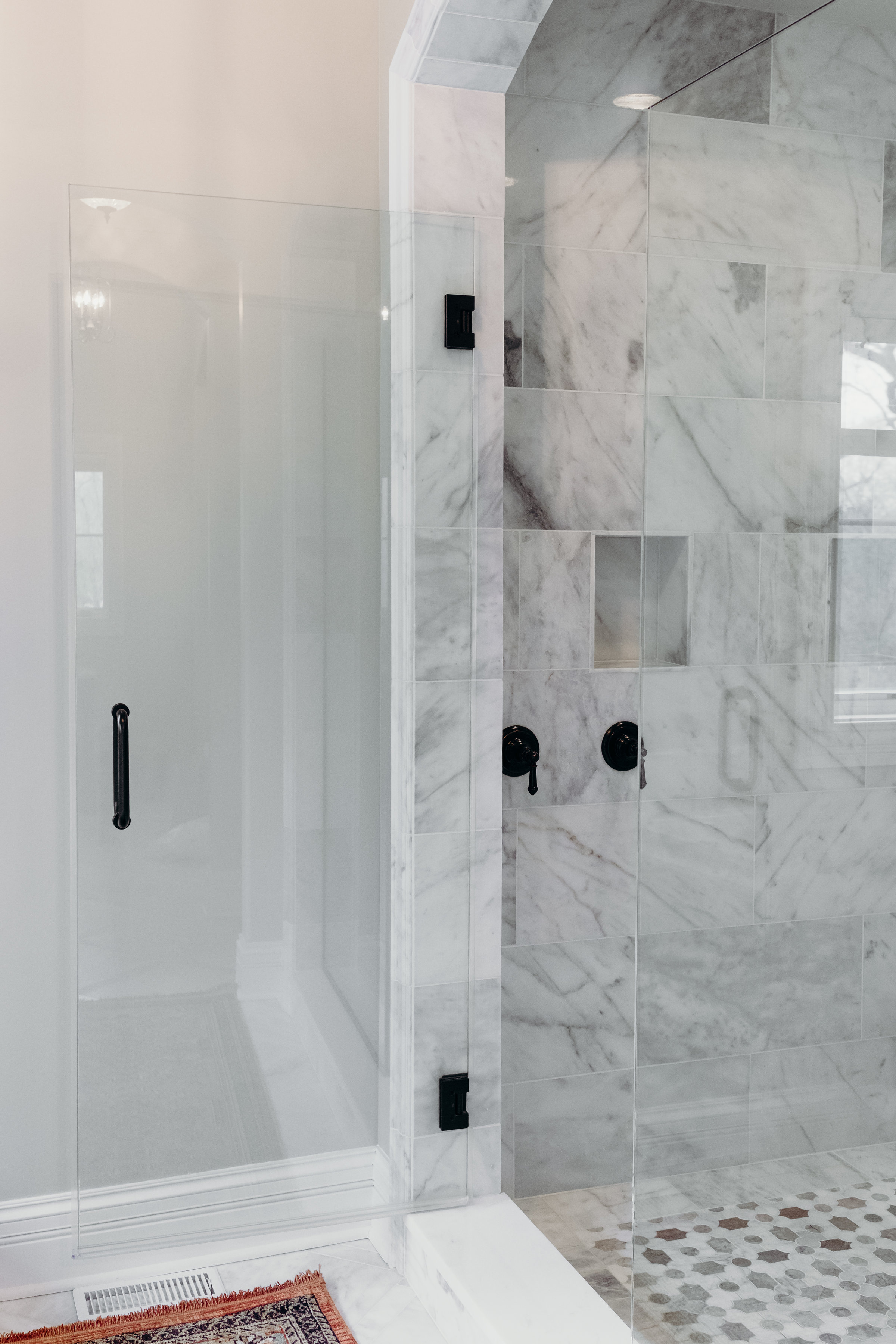 Marble shower