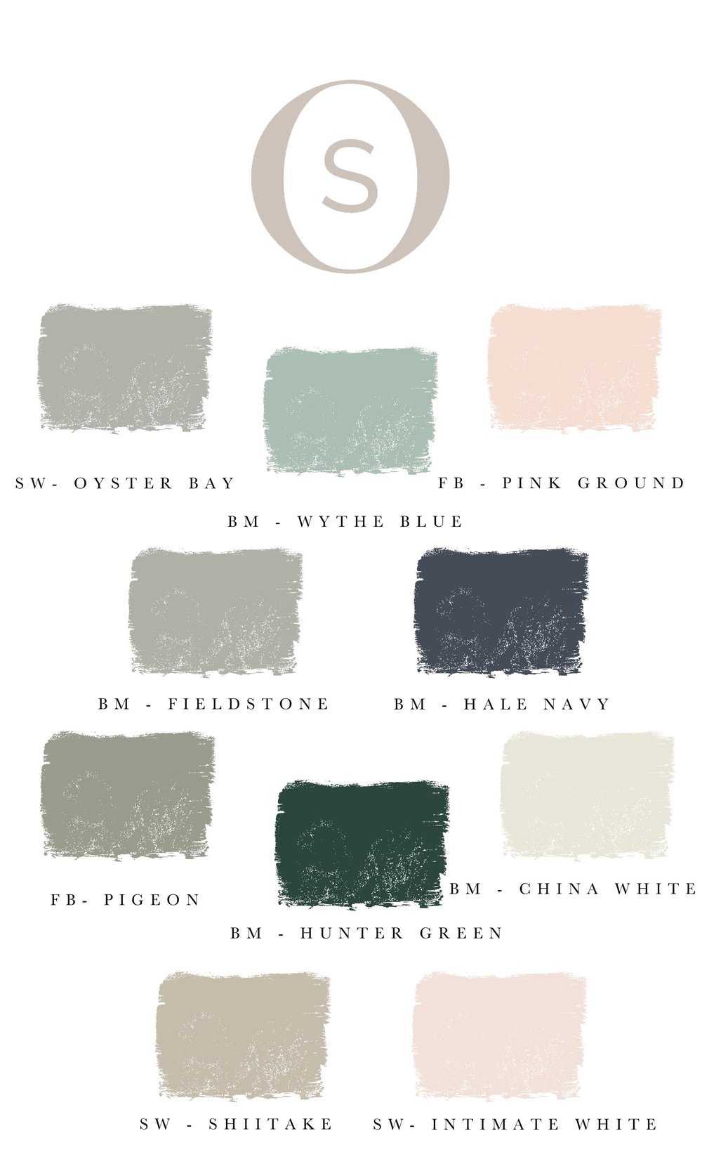 Spring paint guide neutral color palette