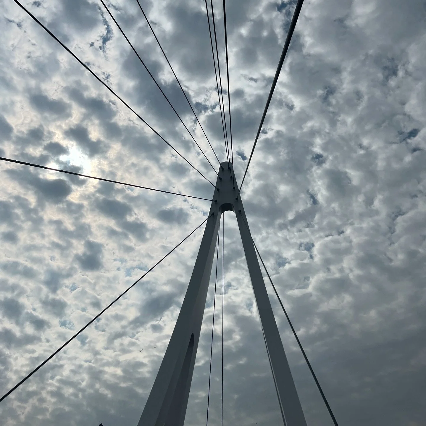 New bridge! Delighted that it&rsquo;s the Swivelly Bridge on Google already, probably won&rsquo;t learn its Sunday name. Having some tunes at @clydebuiltfest at 3pm with @malinlewismusic @alihuttonpipes