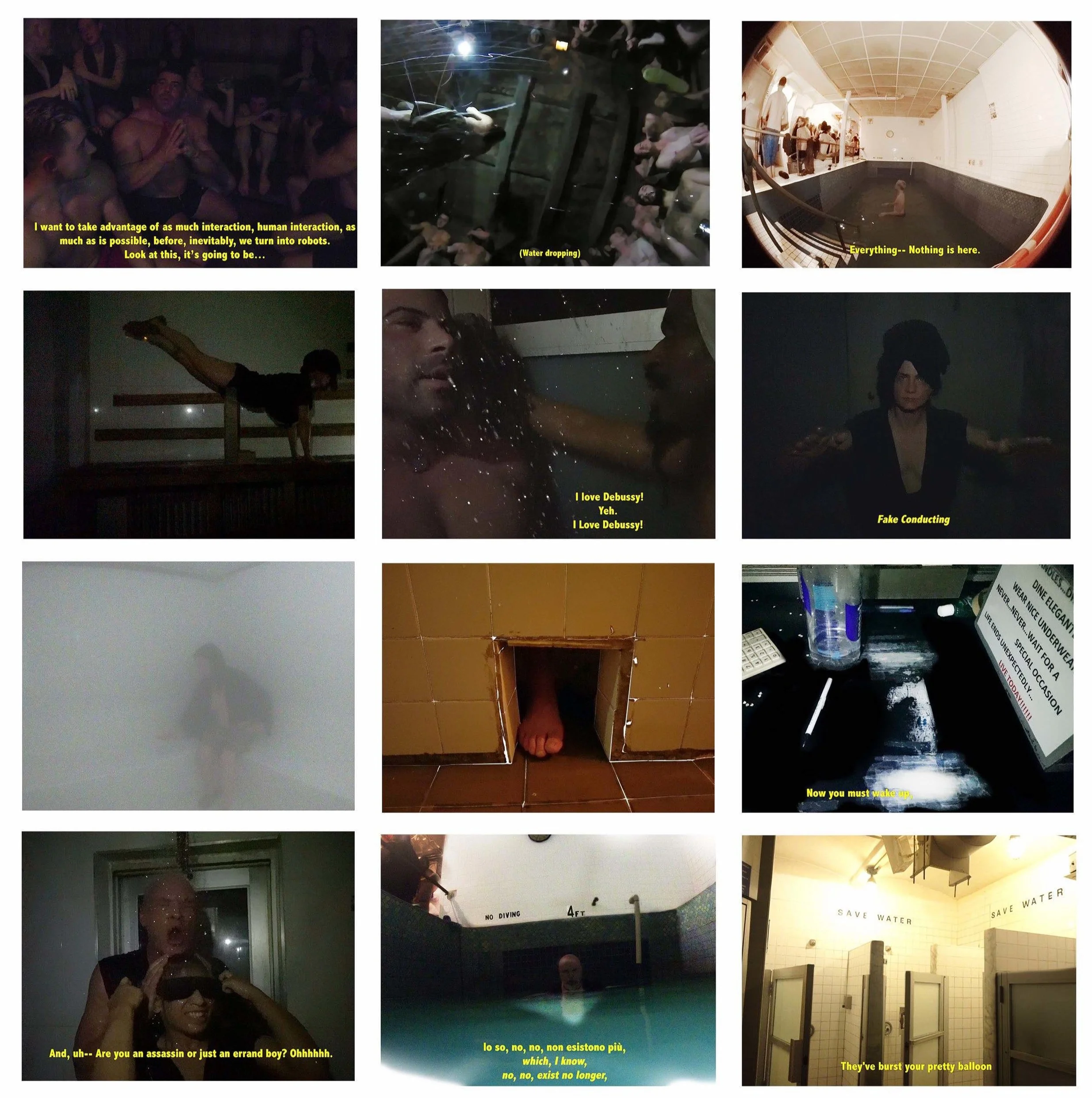 SCREENS Stills (Found Poetry)