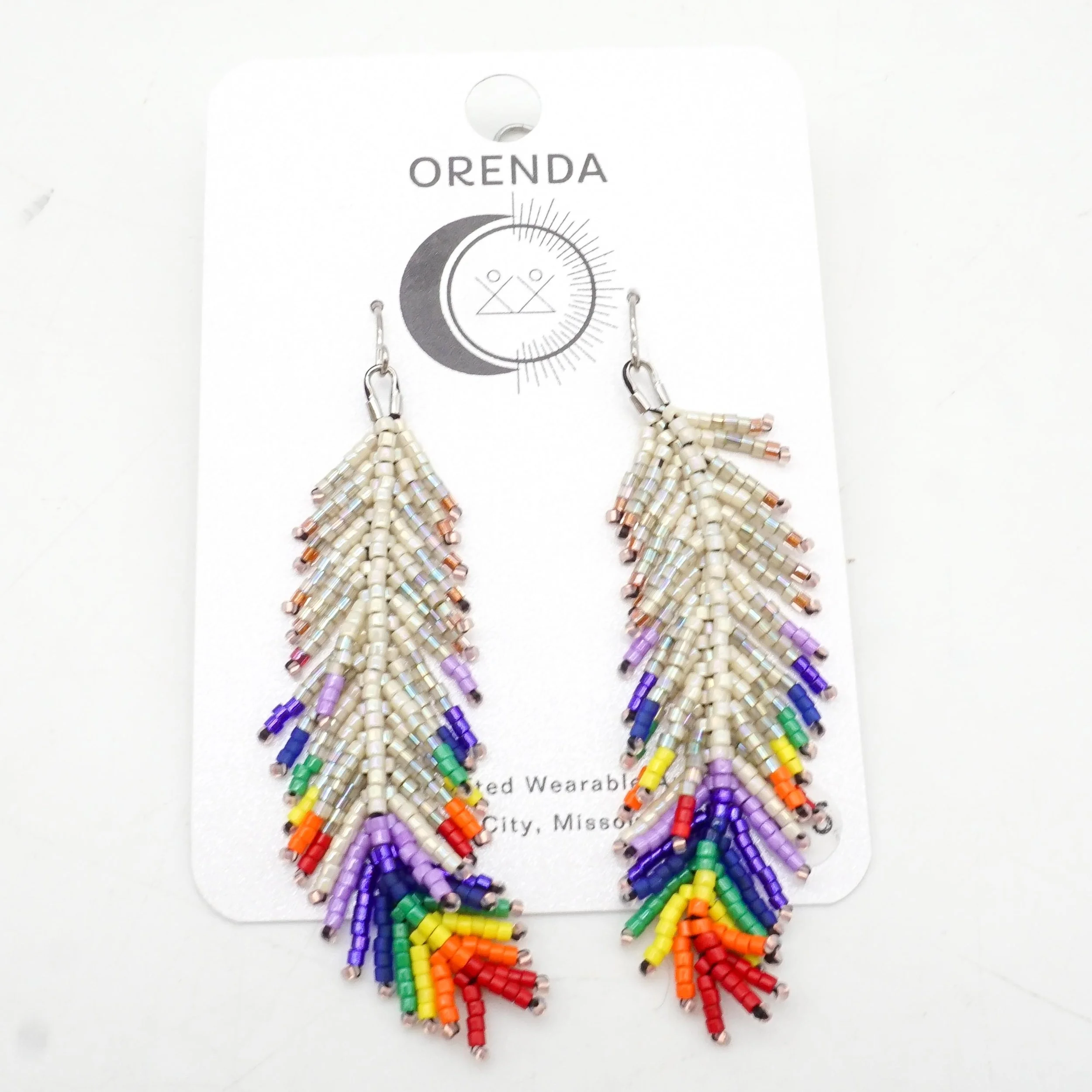 Feather Earrings - Chakra End