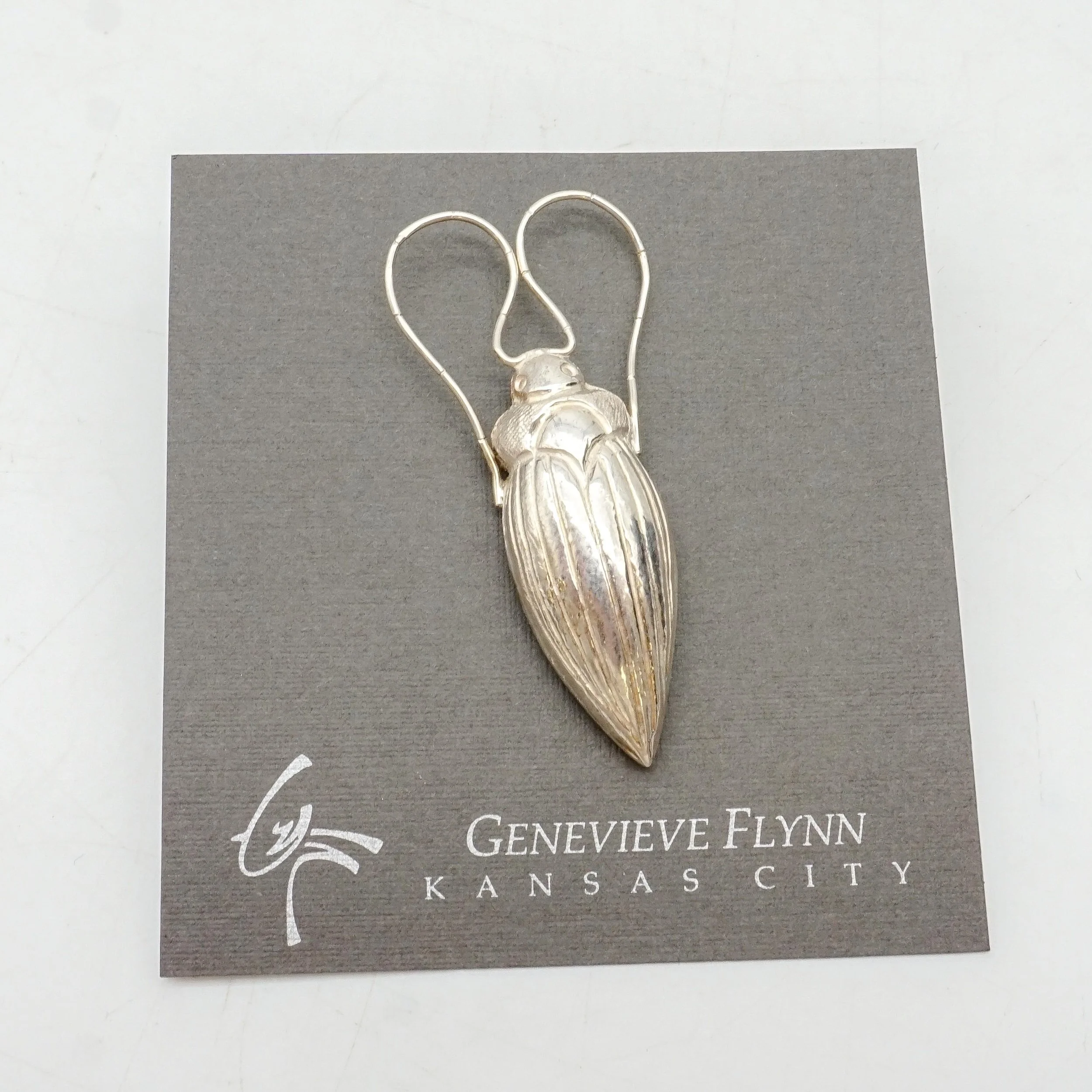 Long Horn Beetle Lapel Pin