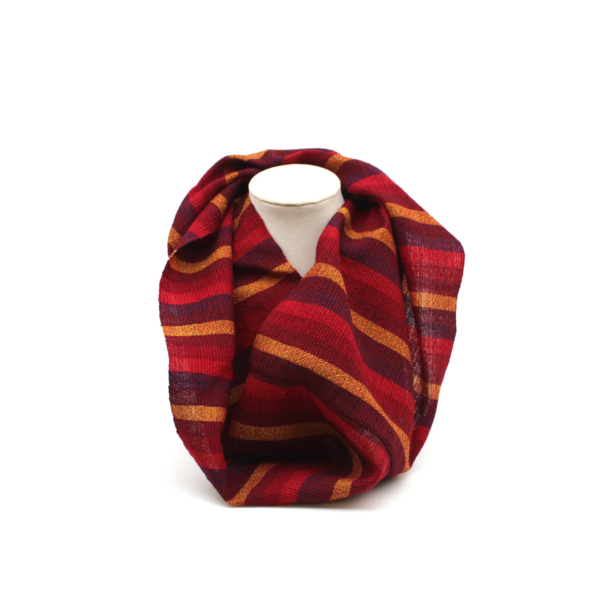 Striped Wool Cowl