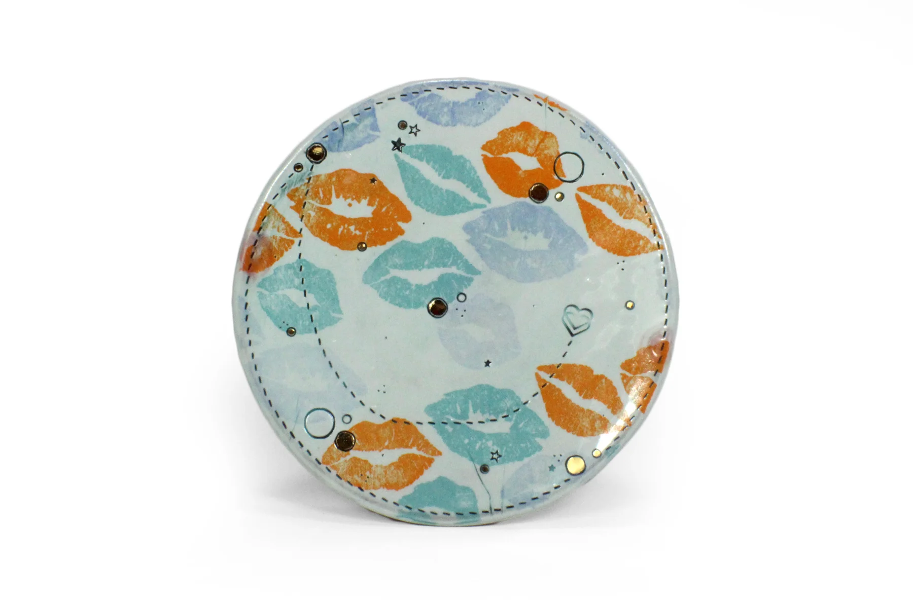 Kissed By Queens Cake Plate