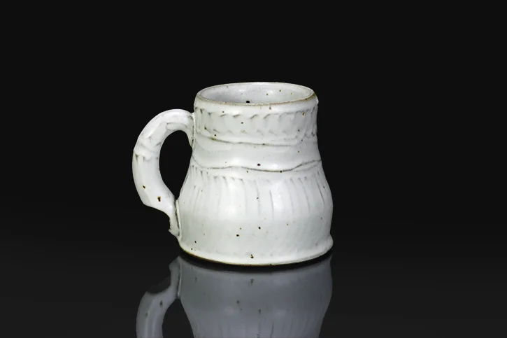 Low Bottom White Mug