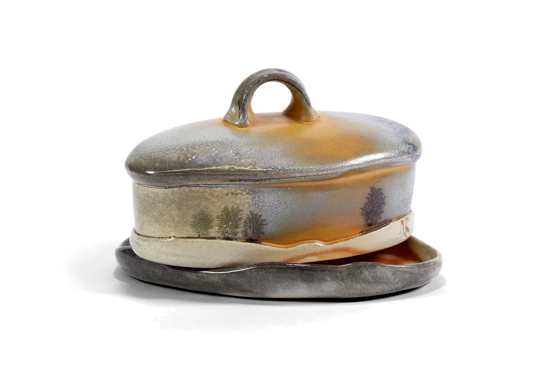 Landscape Butter Dish