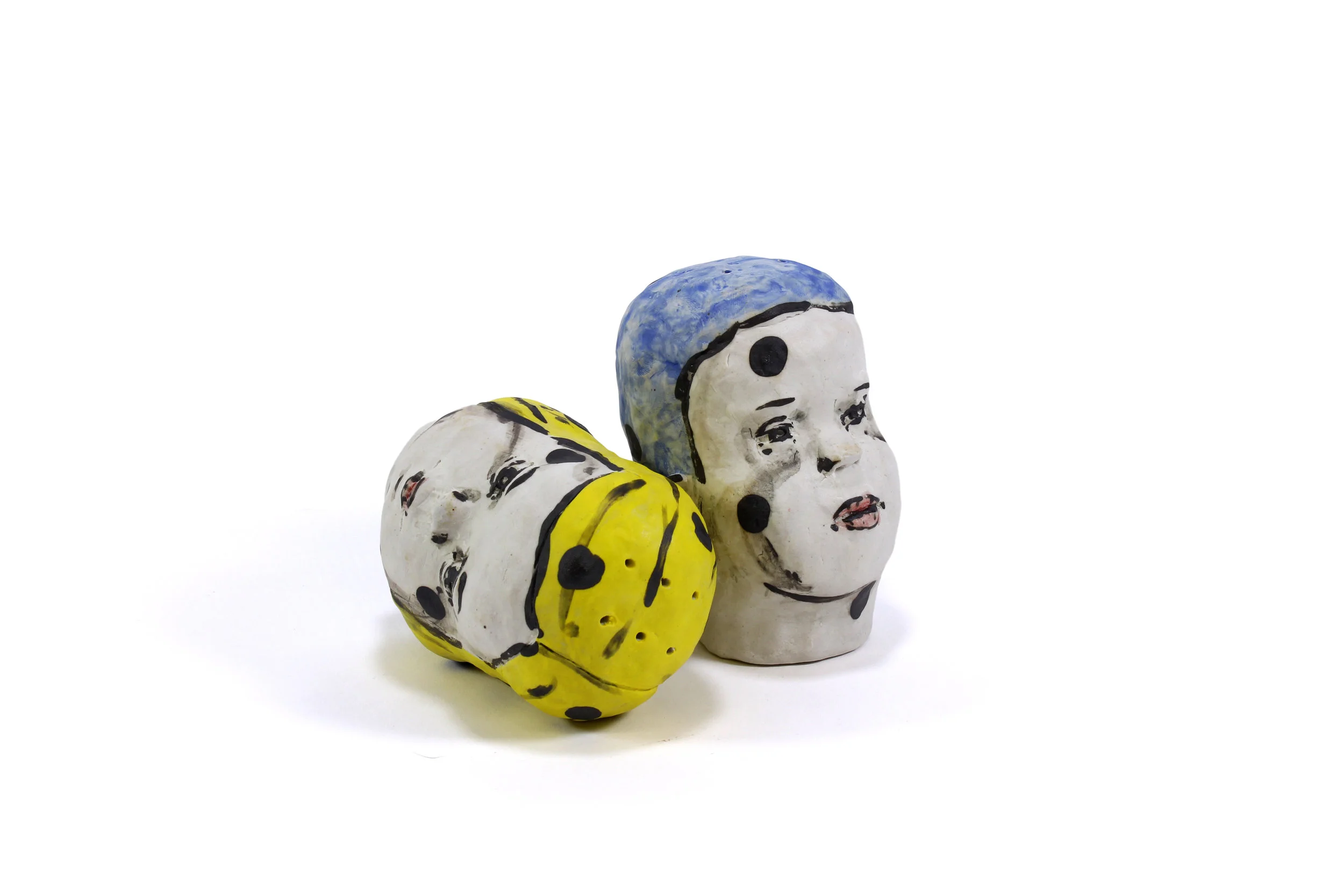 Heads Salt and Pepper Shaker