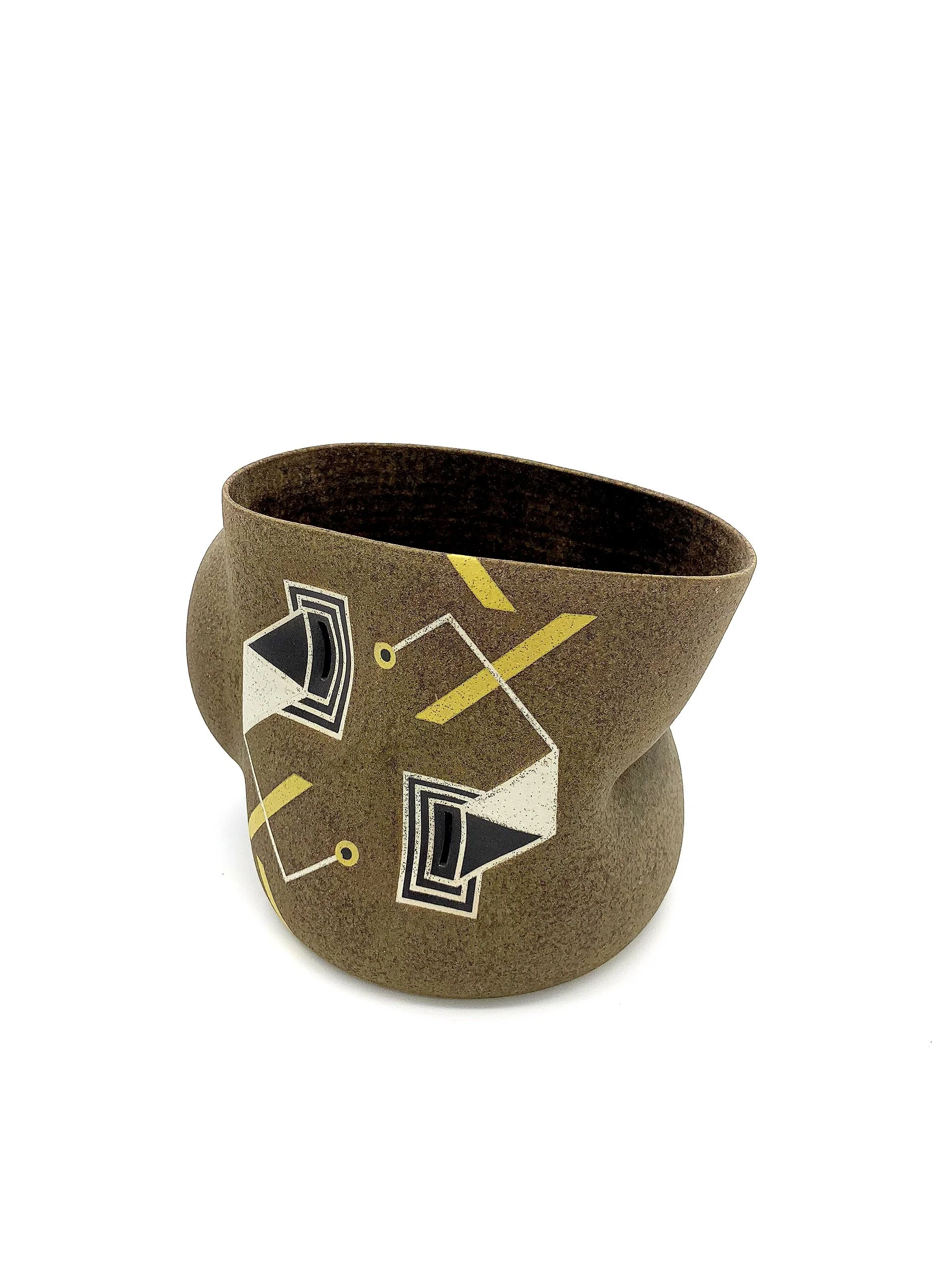 Vase with Geometric Design