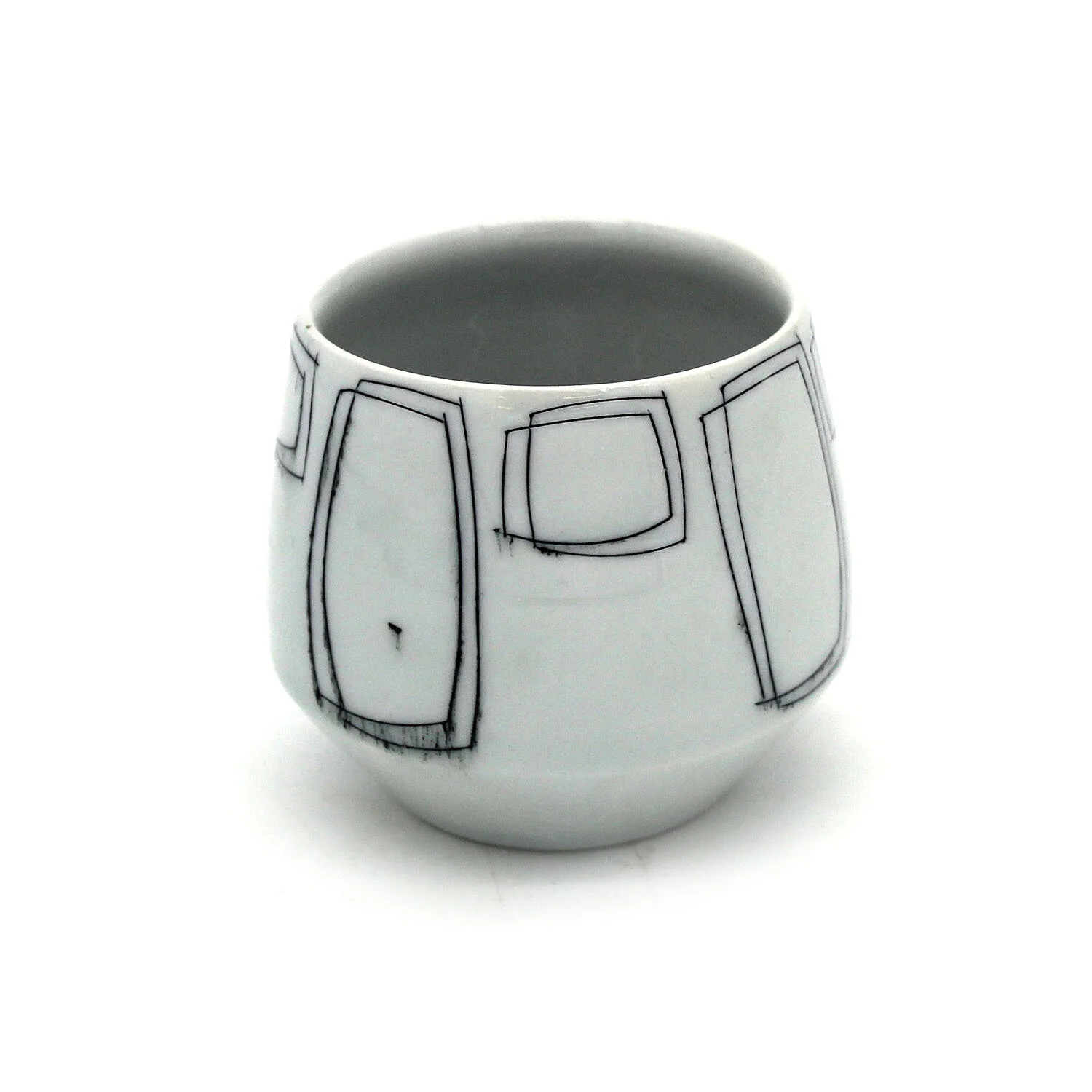 Black &amp; White Tea Bowl