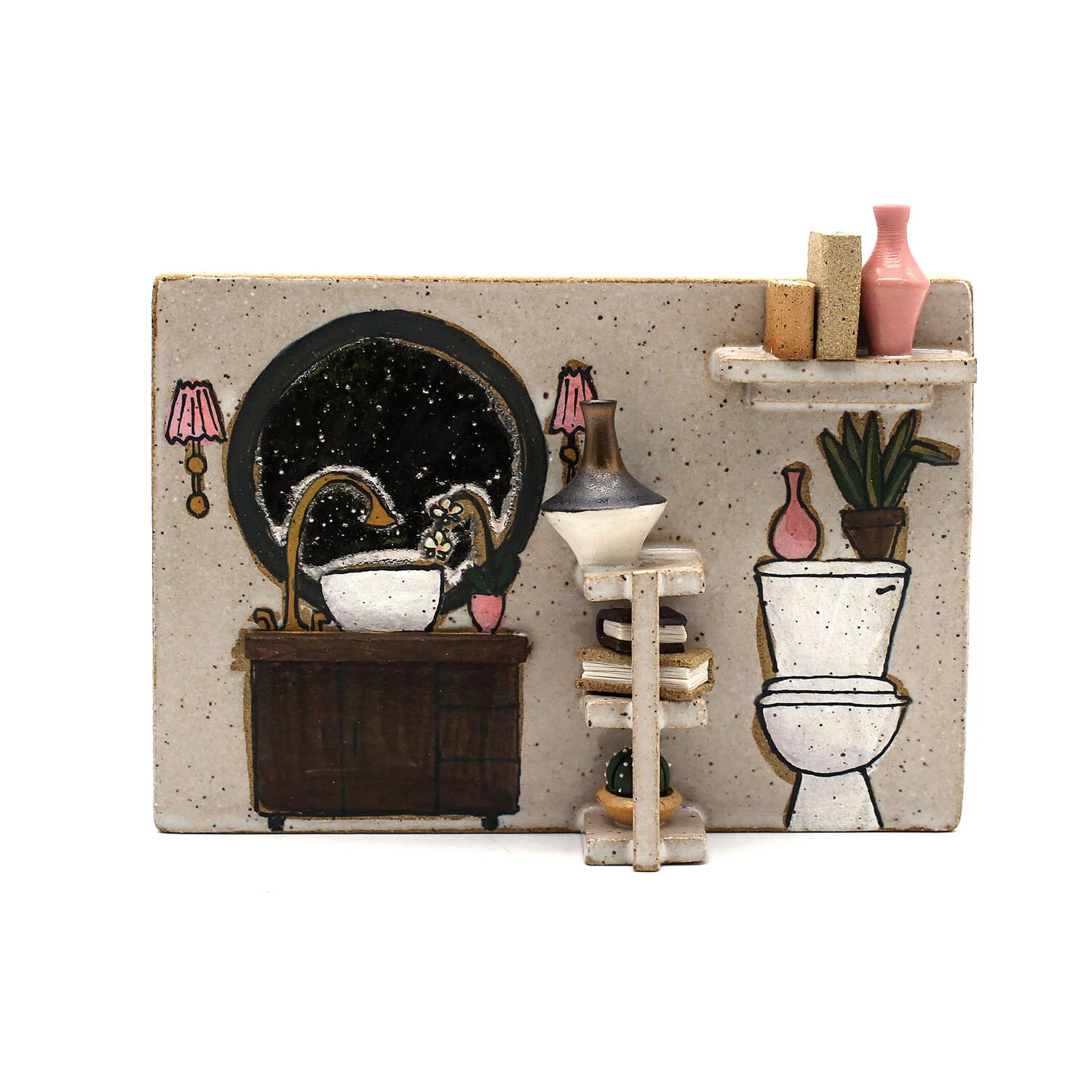 Bathroom with Pink Details