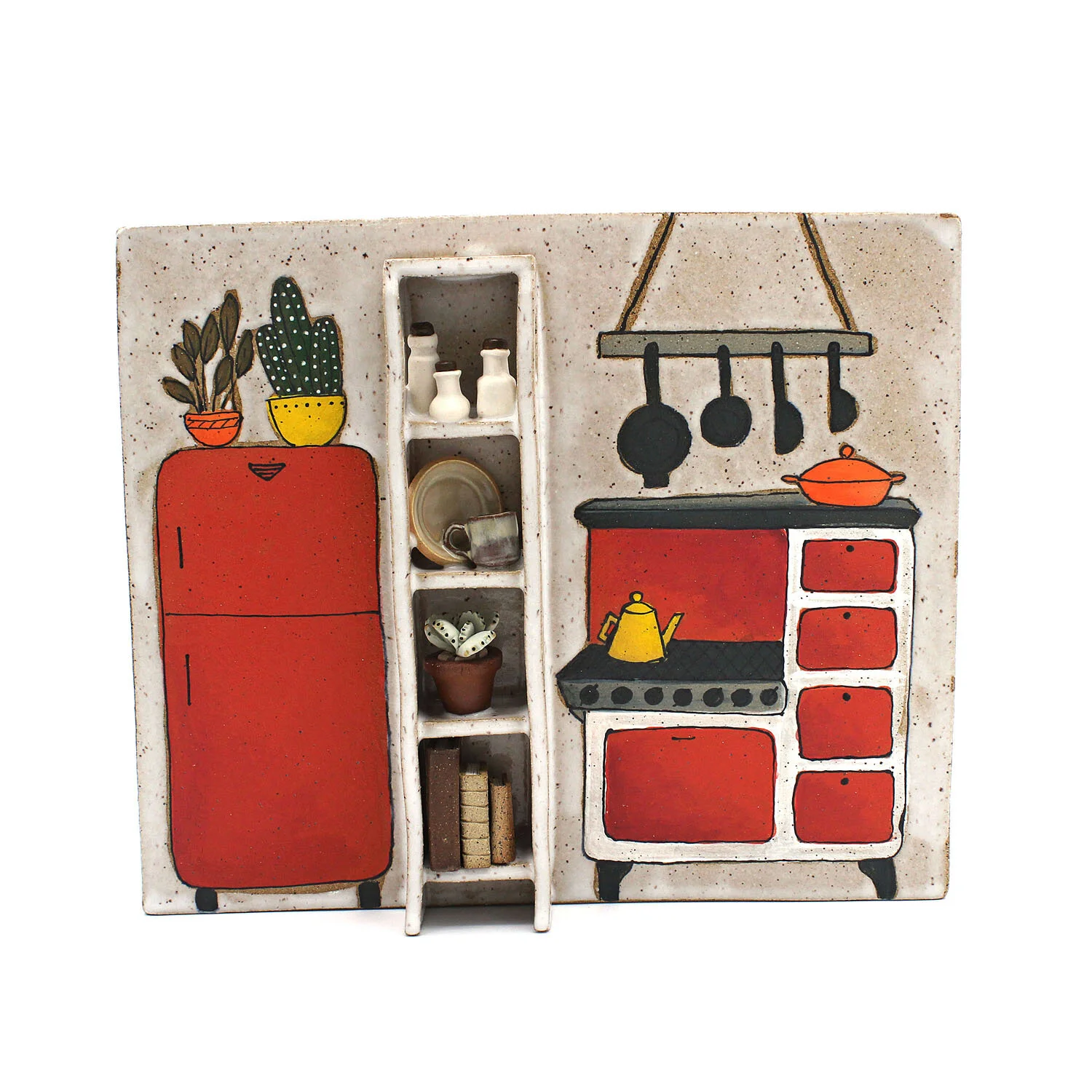 Vintage Red Kitchen