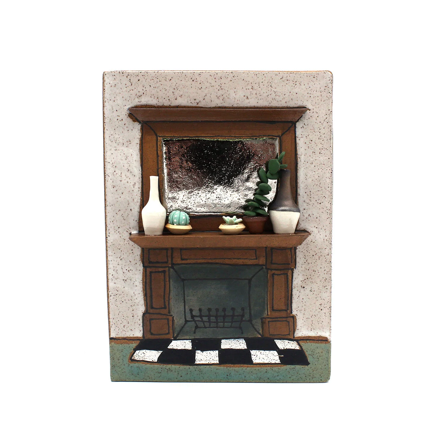 Fireplace with Mirror