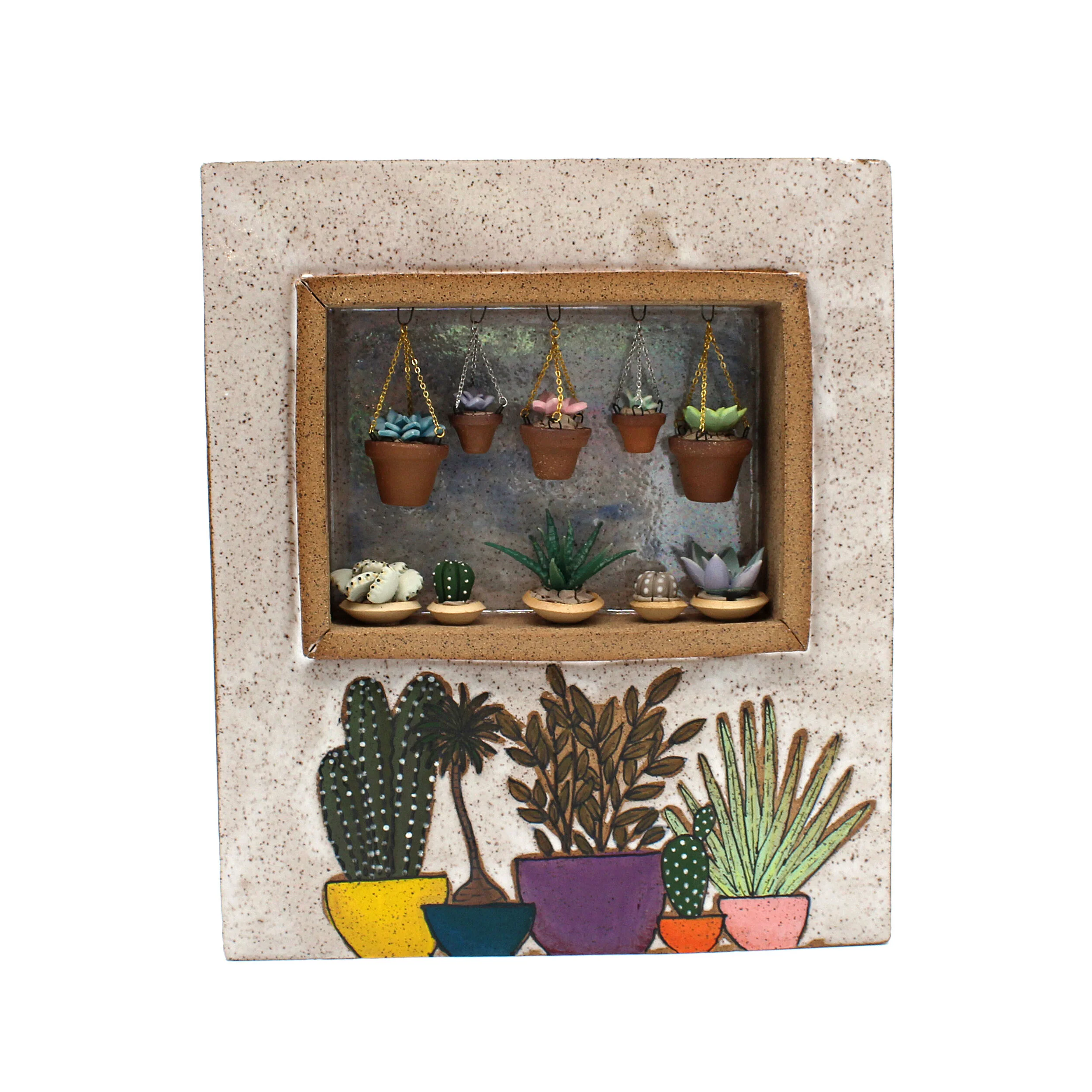 Picture Window filled with Plants