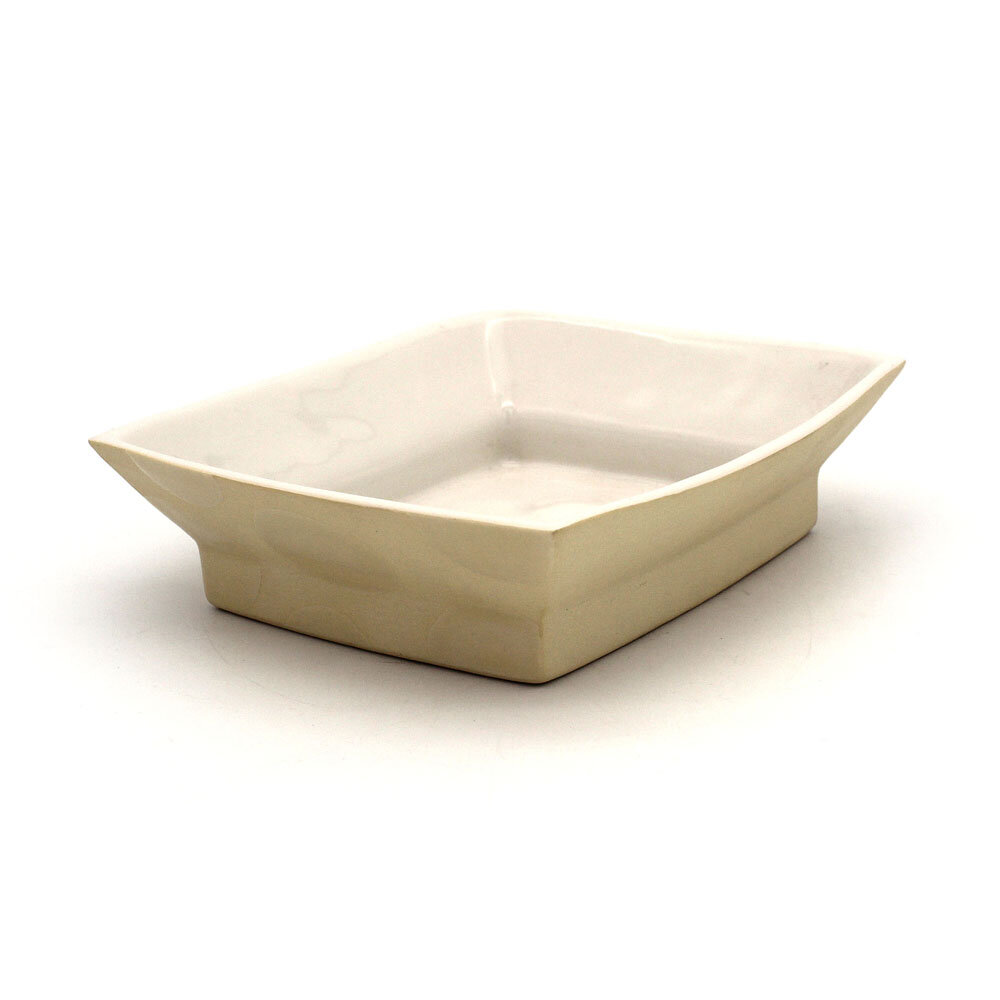 Yellow Small Rectangle Plate