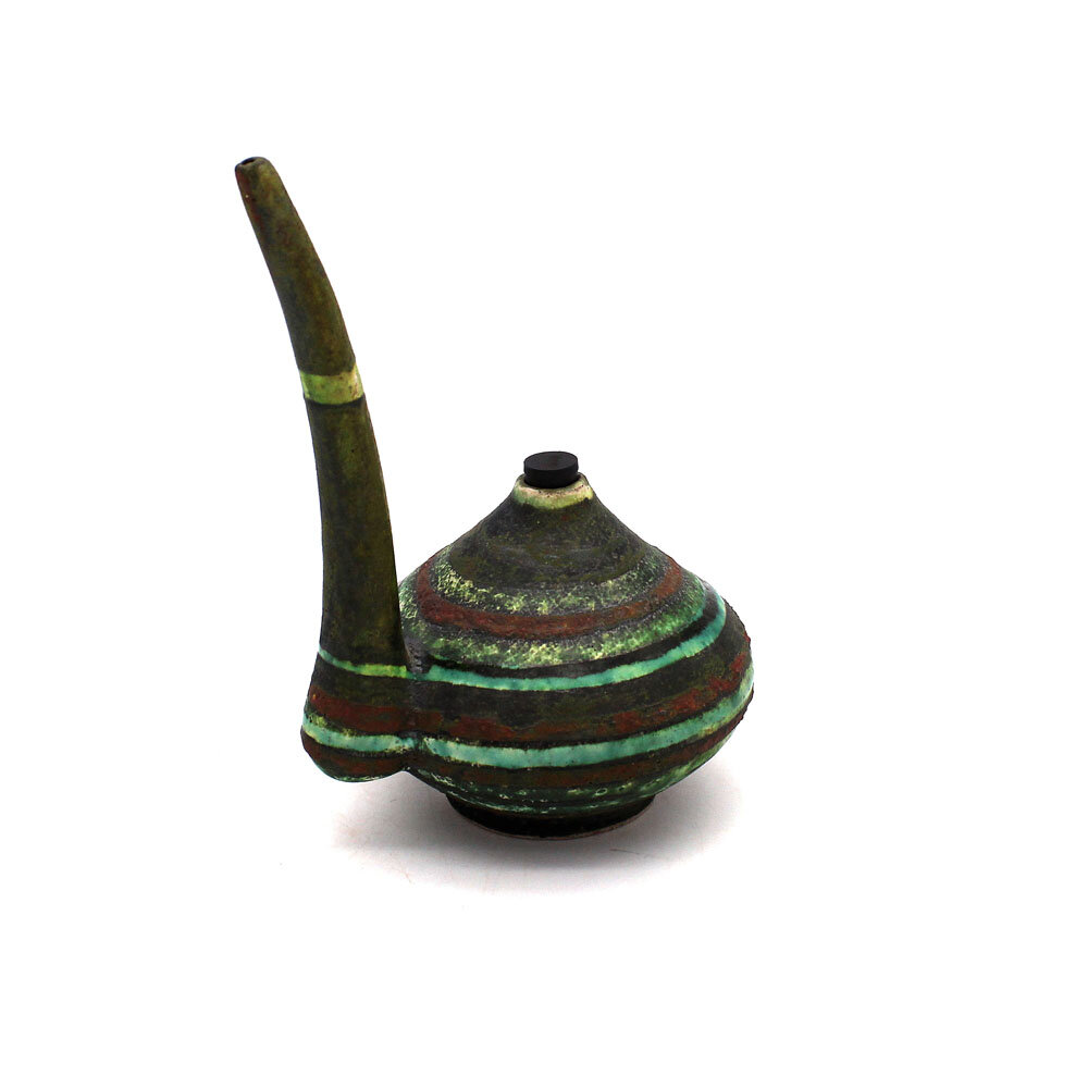 Colorful Striped Ewer